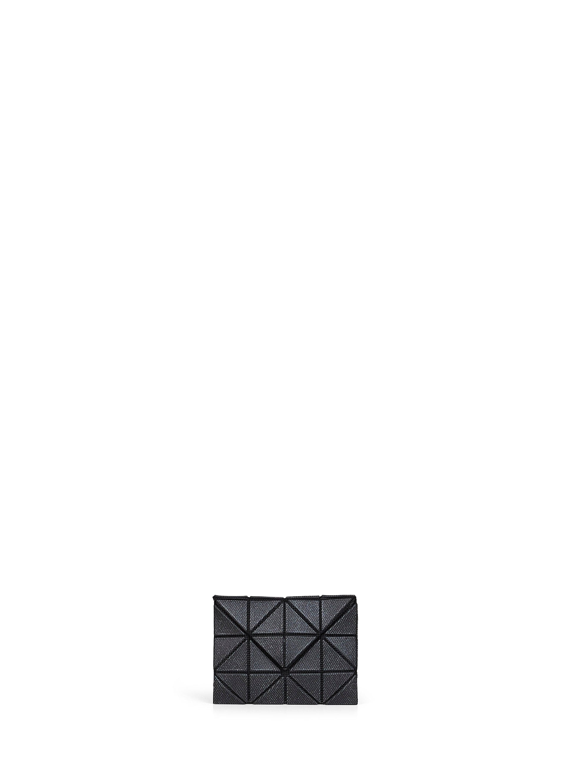 Bao Bao Issey Miyake Women Black Card Wallet Bi-Fold Card Case BAO BAO ISSEY MIYAKE