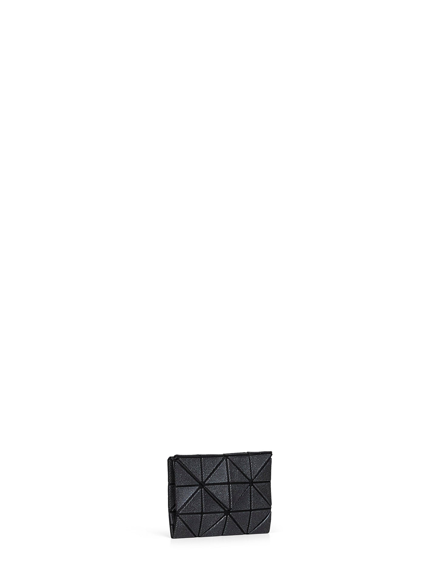 Bao Bao Issey Miyake Women Black Card Wallet Bi-Fold Card Case BAO BAO ISSEY MIYAKE