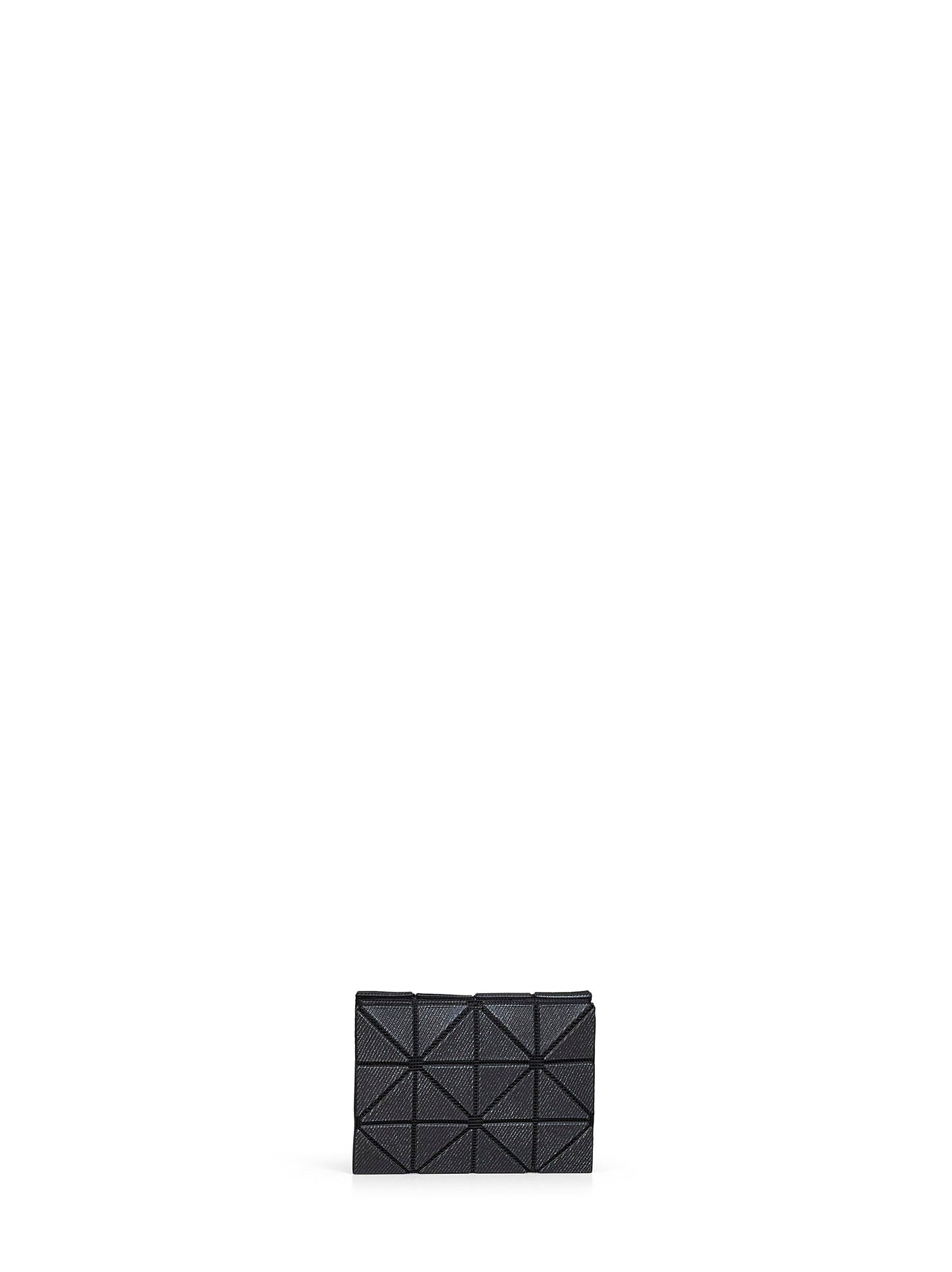 Bao Bao Issey Miyake Women Black Card Wallet Bi-Fold Card Case BAO BAO ISSEY MIYAKE
