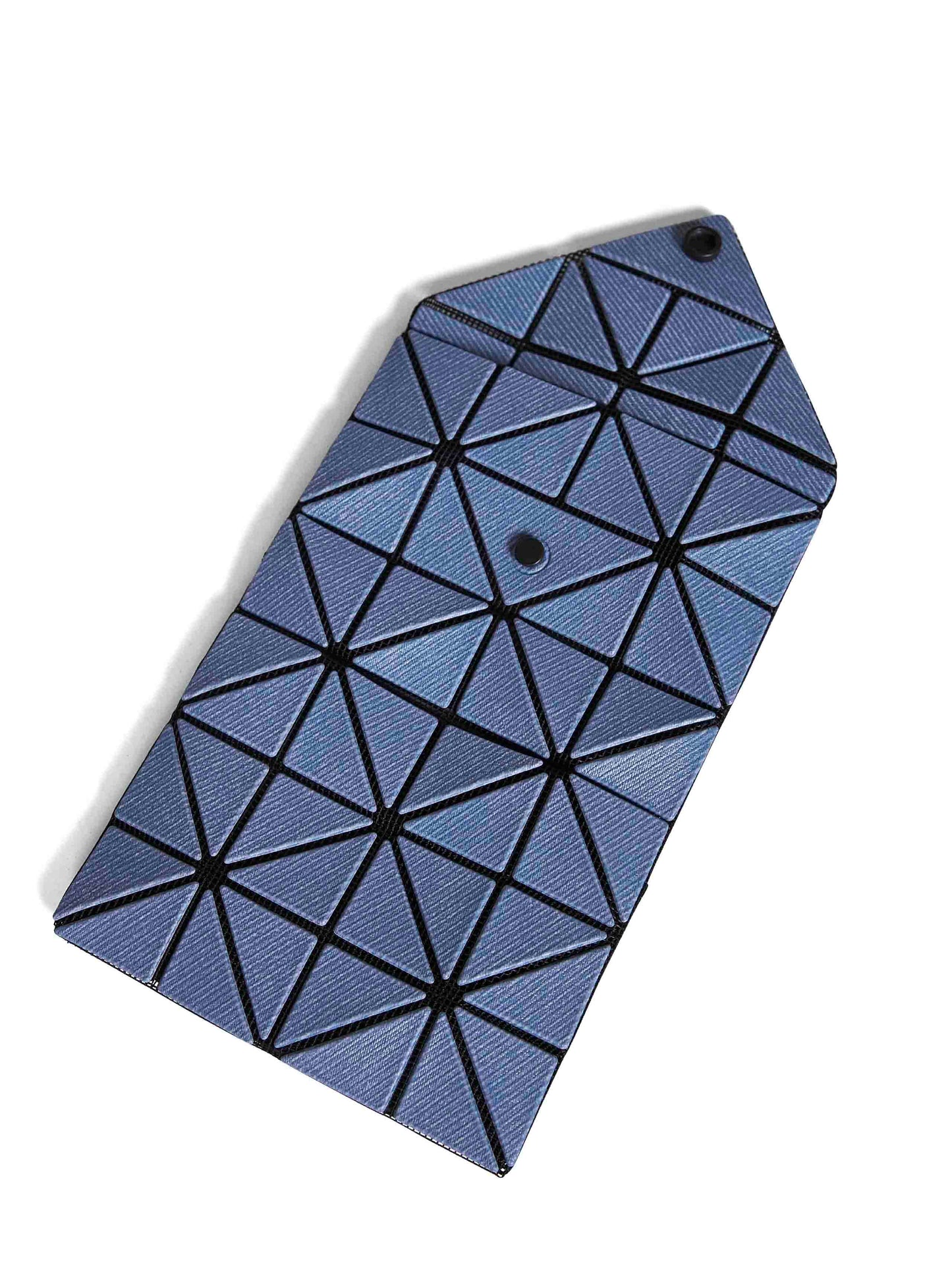 Bao Bao Issey Miyake Women Blue Card Wallet Bi-Fold Card Case BAO BAO ISSEY MIYAKE