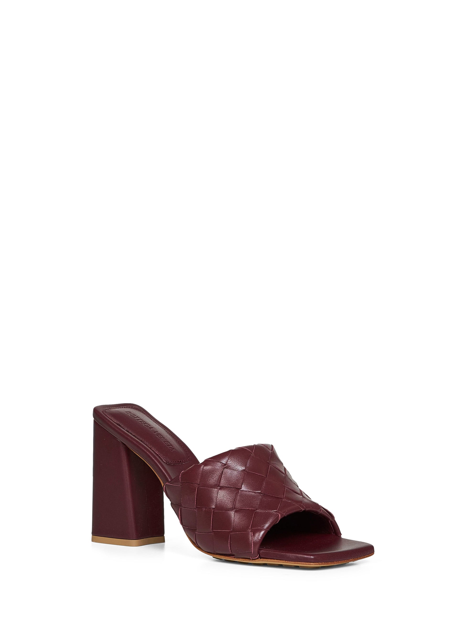 Bottega Veneta Women Barolo Intrecciato Leather Parco Mules Sandals BOTTEGA VENETA