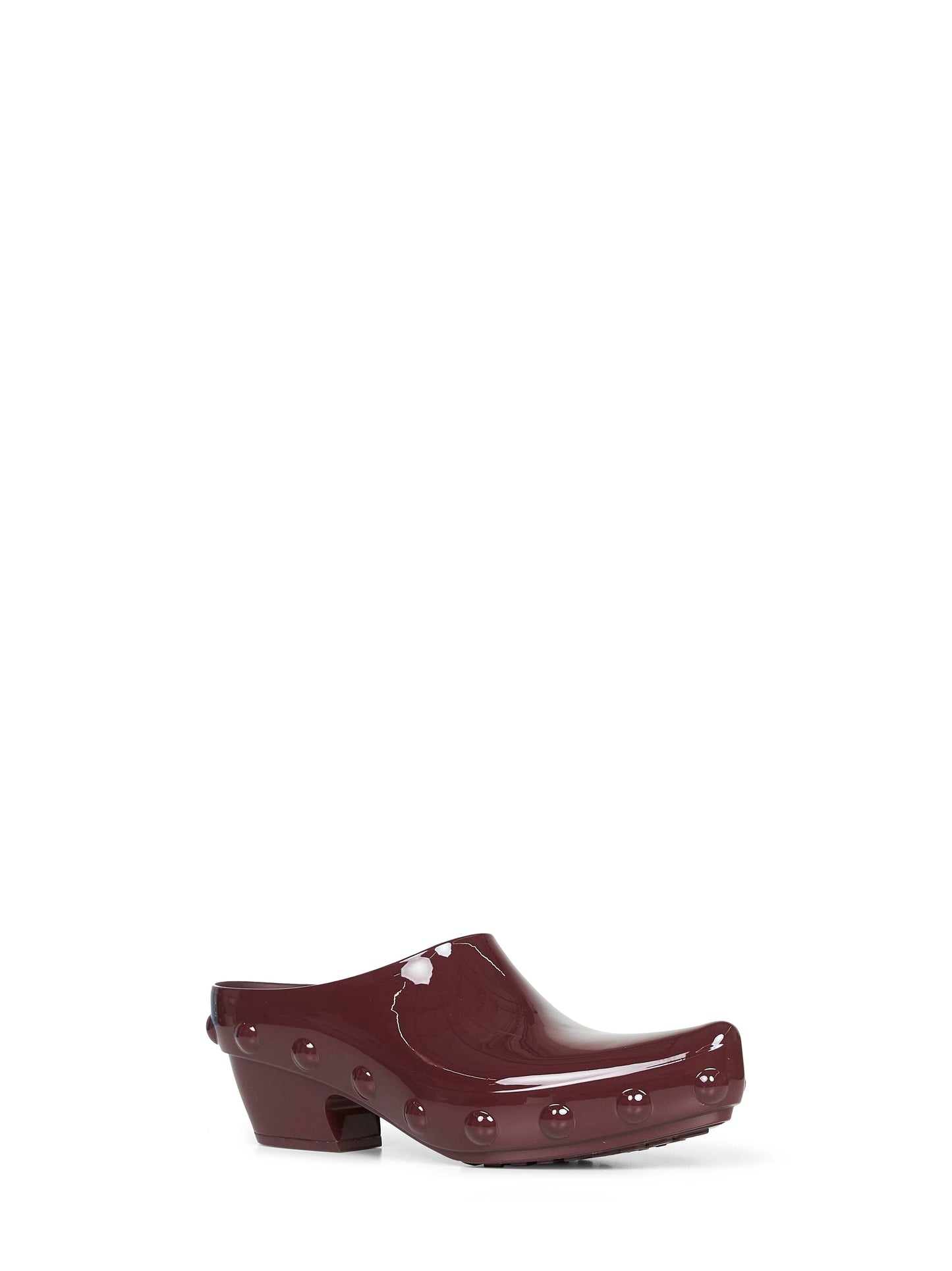 Bottega Veneta Women Deep Mahogany Rubber Gondola Clogs BOTTEGA VENETA