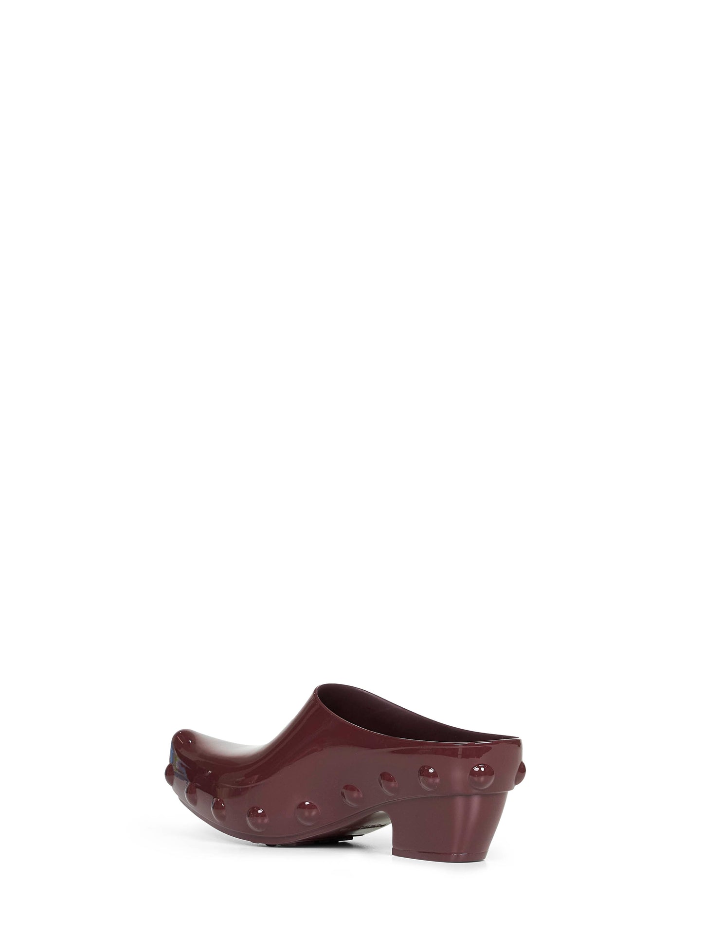 Bottega Veneta Women Deep Mahogany Rubber Gondola Clogs BOTTEGA VENETA