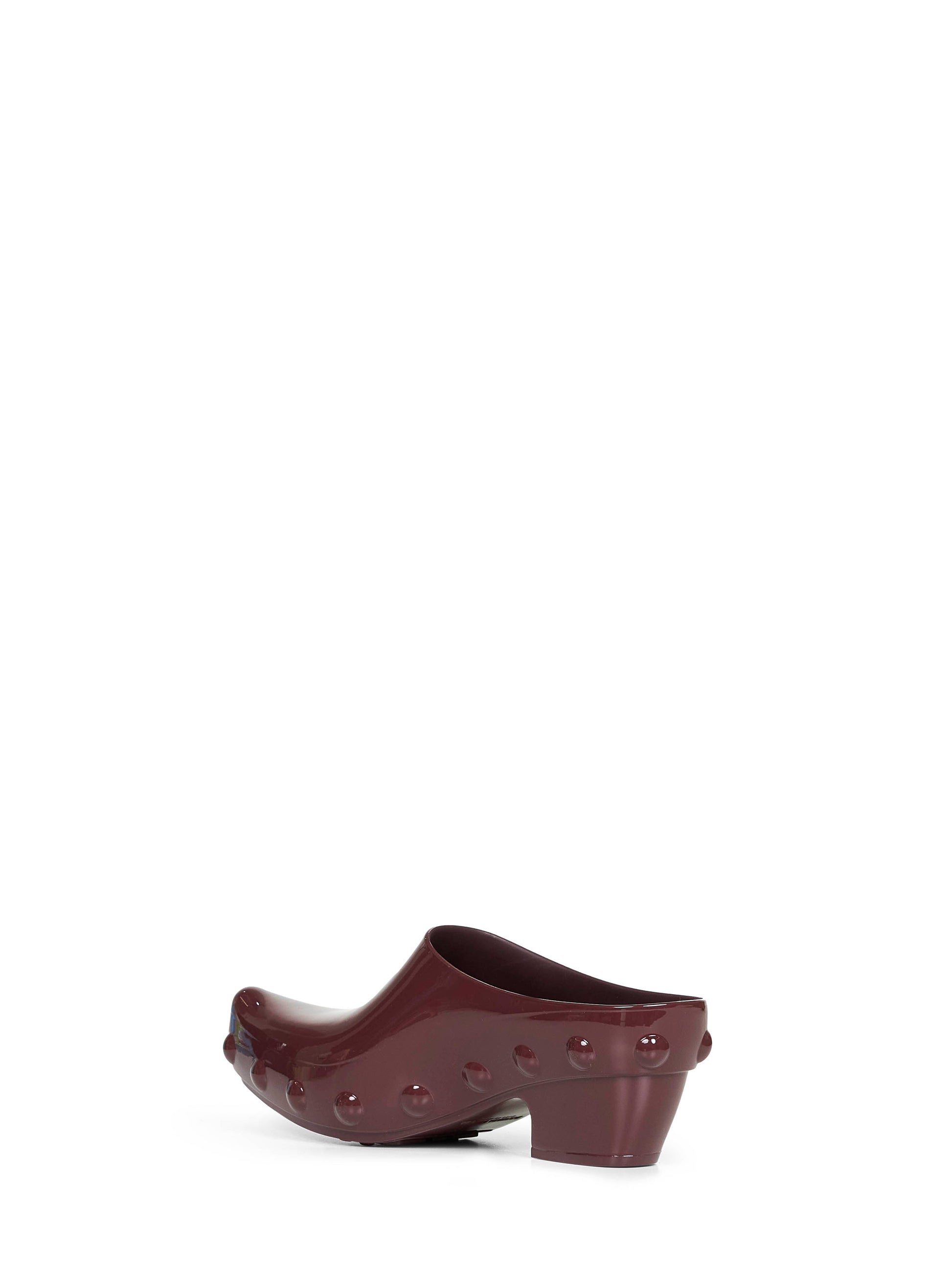 Bottega Veneta Women Deep Mahogany Rubber Gondola Clogs BOTTEGA VENETA