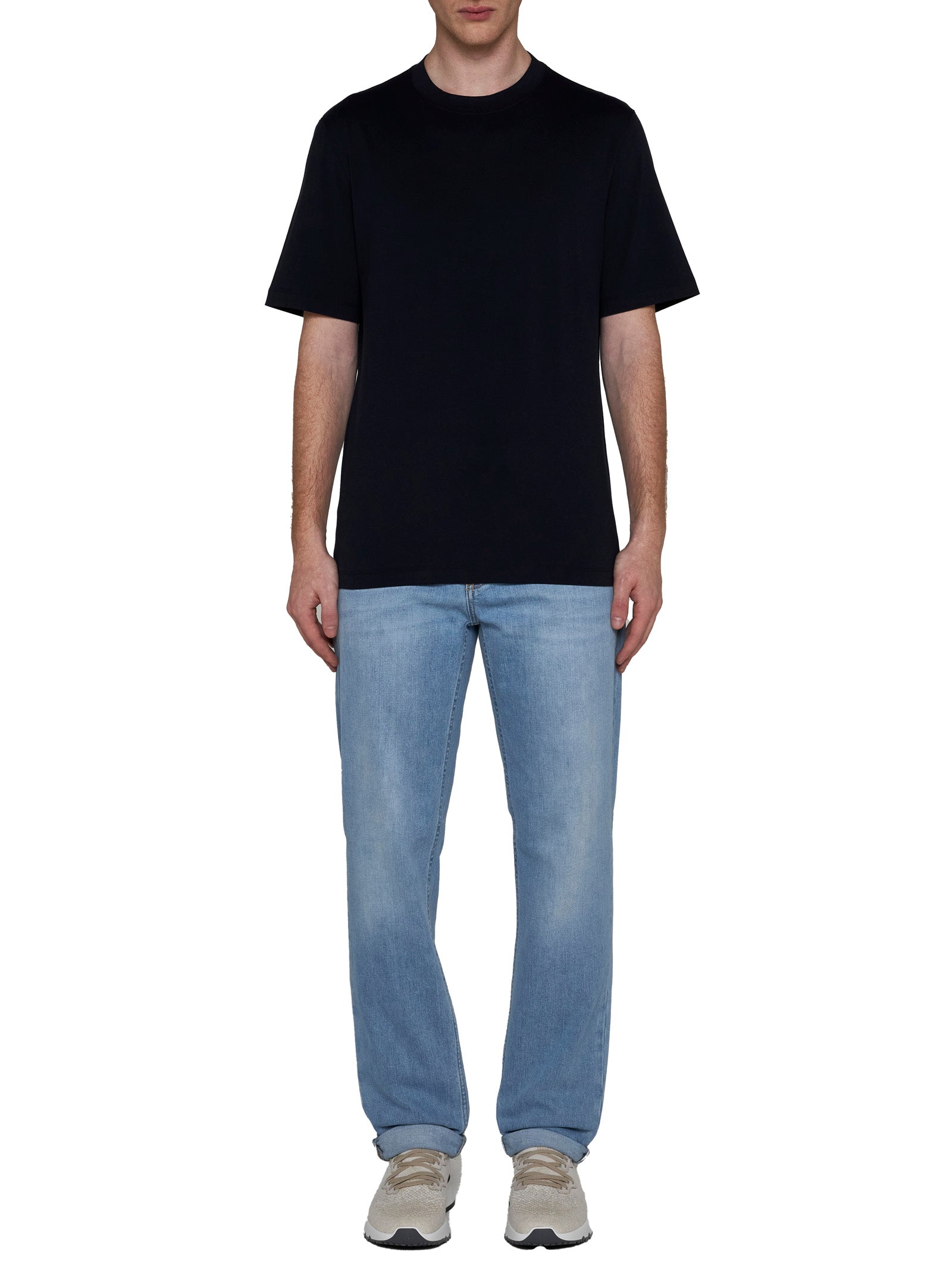 Brunello Cucinelli Men Cotton T-Shirt By Brunello Cucinelli BRUNELLO CUCINELLI