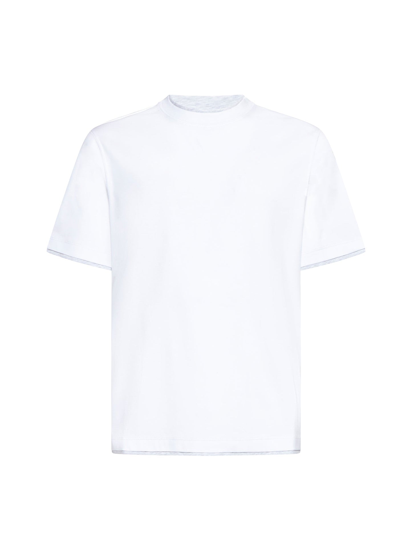 Brunello Cucinelli Men T-Shirt With Brunello Cucinelli Print BRUNELLO CUCINELLI