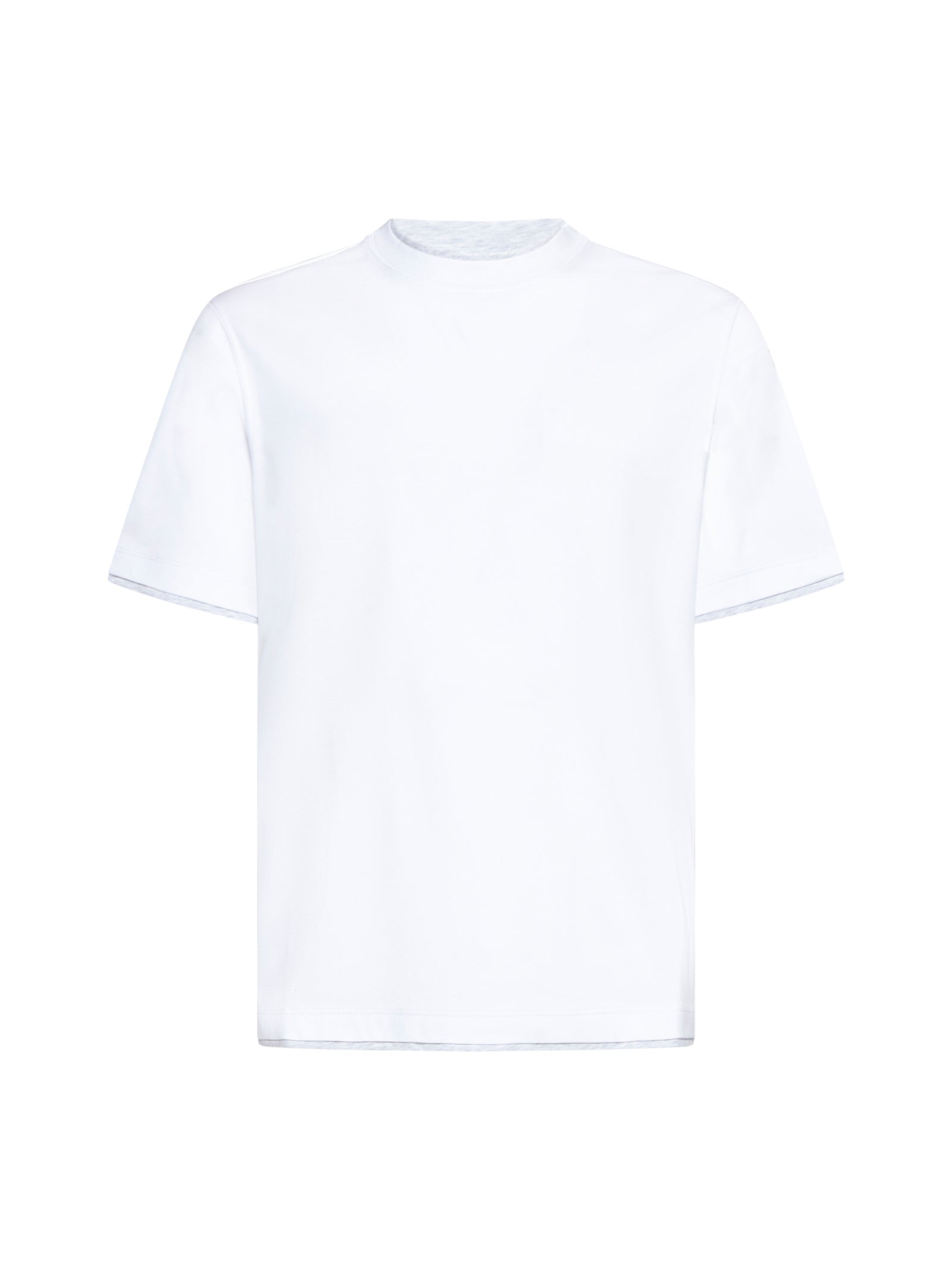 Brunello Cucinelli Men T-Shirt With Brunello Cucinelli Print BRUNELLO CUCINELLI