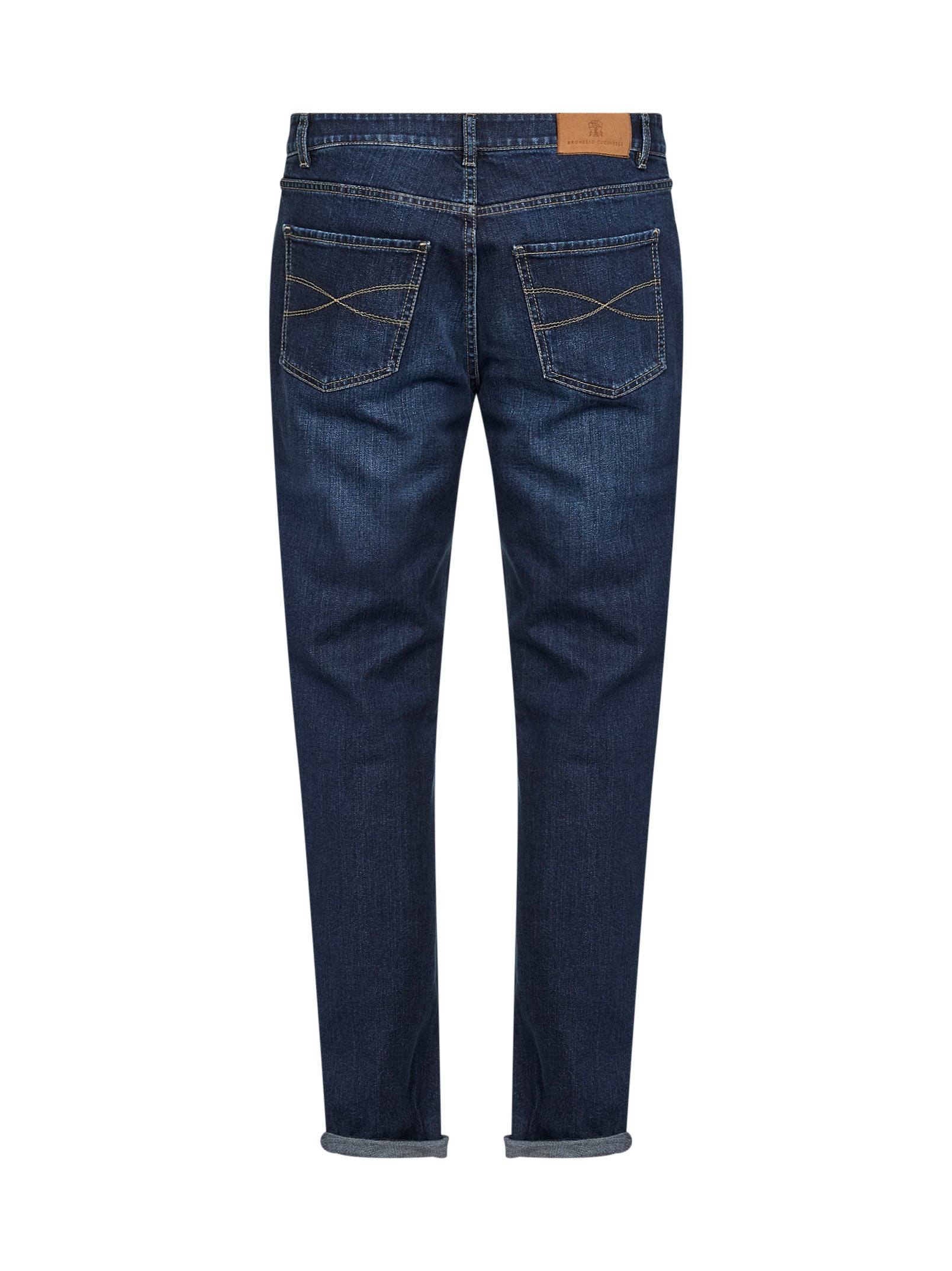 Brunello Cucinelli Men Blue Comfort Cotton Denim Traditional Fit Jeans BRUNELLO CUCINELLI