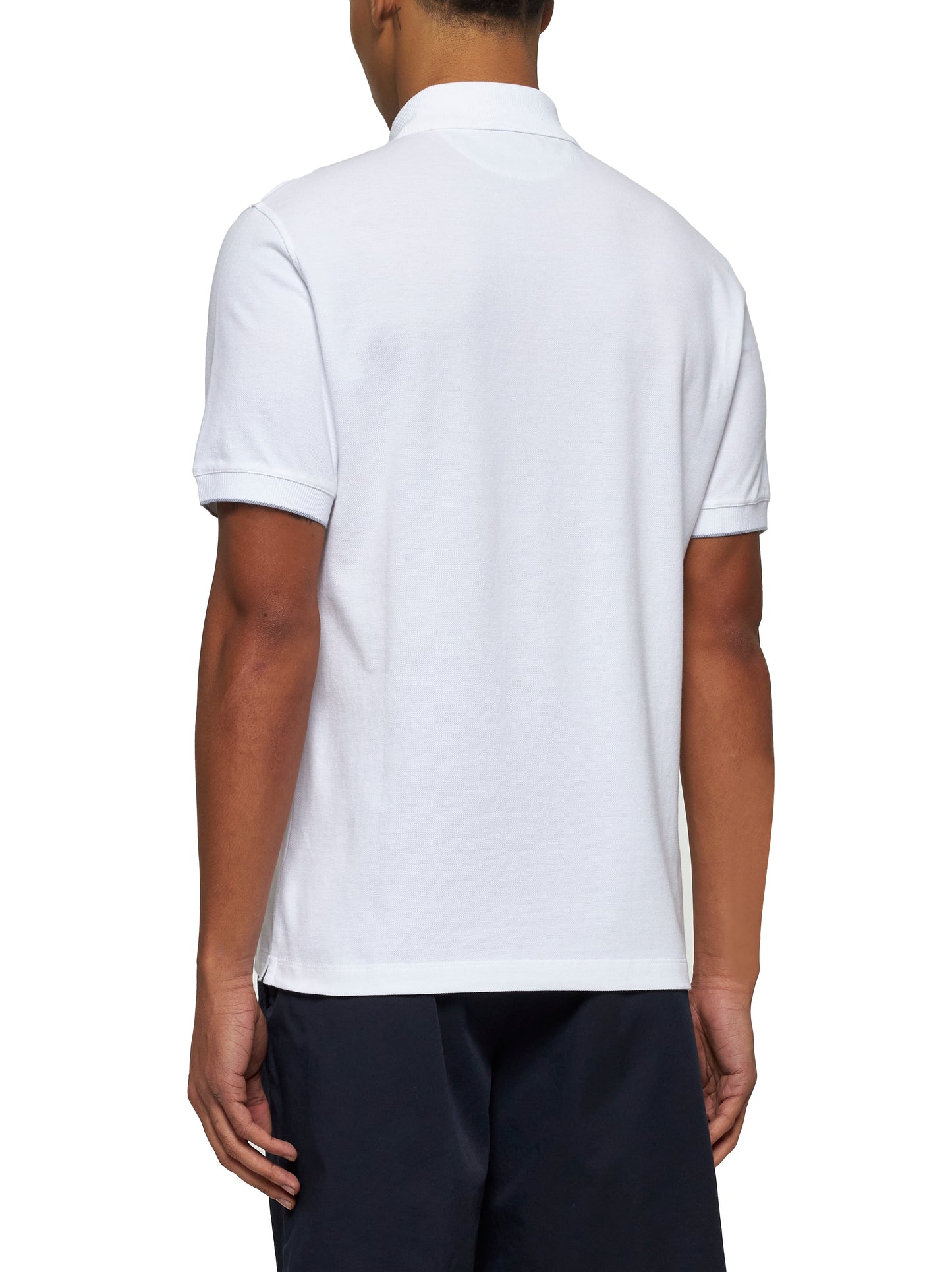 Brunello Cucinelli Men Cotton Piqué Polo Shirt BRUNELLO CUCINELLI