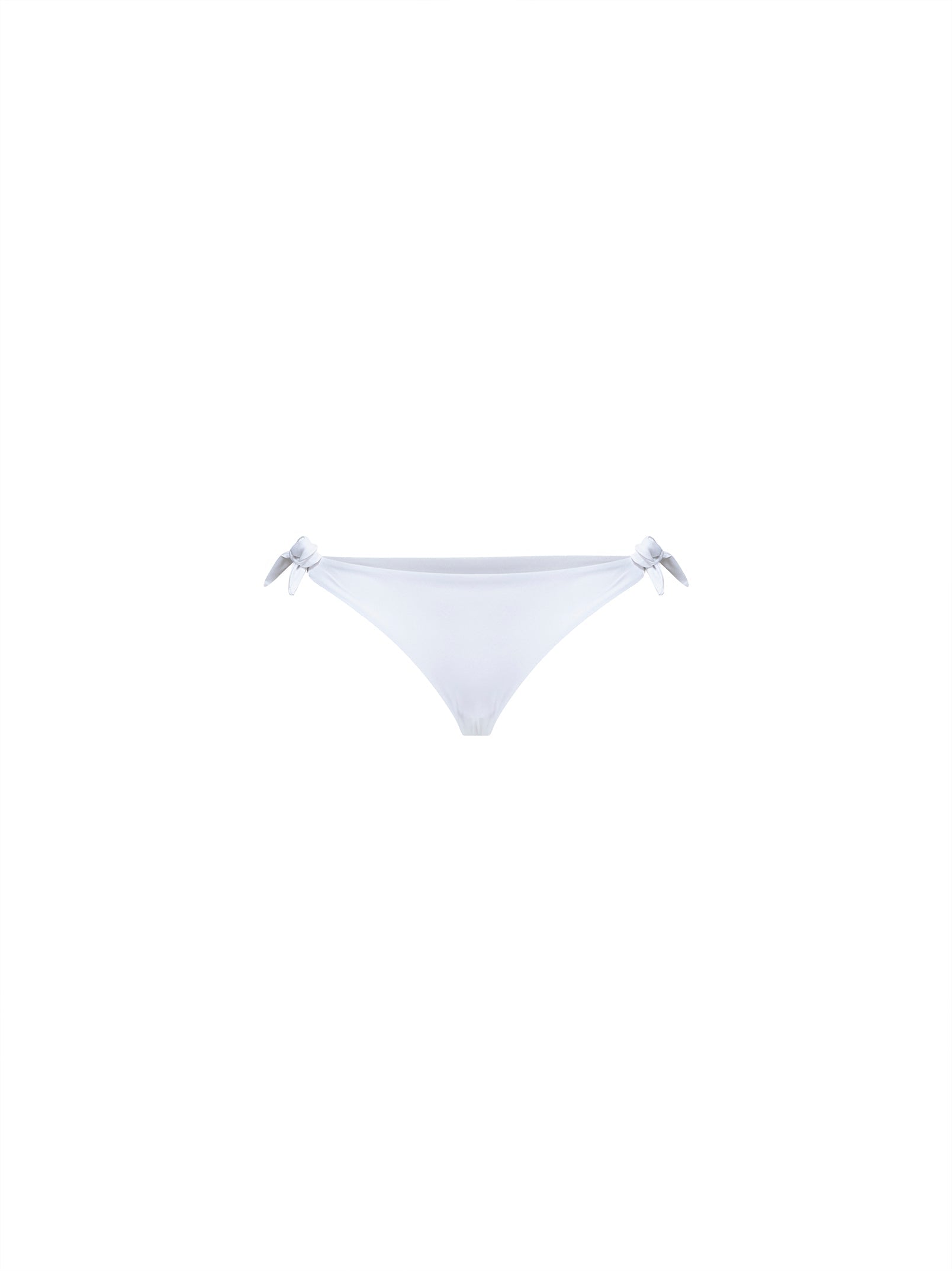 Brunello Cucinelli Women White Techno Jersey Bikini Bottom With Monili BRUNELLO CUCINELLI
