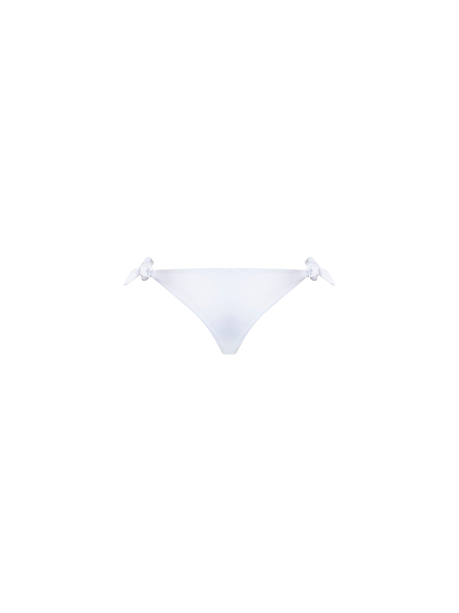 Brunello Cucinelli Women White Techno Jersey Bikini Bottom With Monili BRUNELLO CUCINELLI