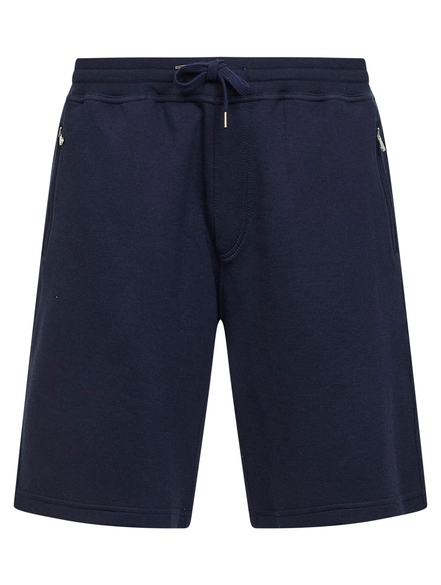 Brunello Cucinelli Men Cobalt Blue Double Fleece Bermuda Shorts BRUNELLO CUCINELLI
