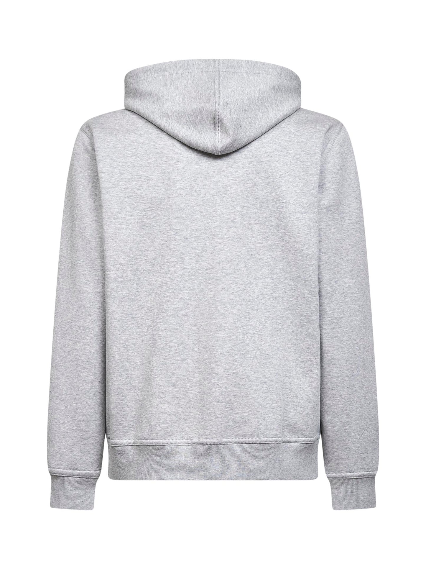 Brunello Cucinelli Men Medium Grey Double Fleece Zip-Up Hoodie BRUNELLO CUCINELLI