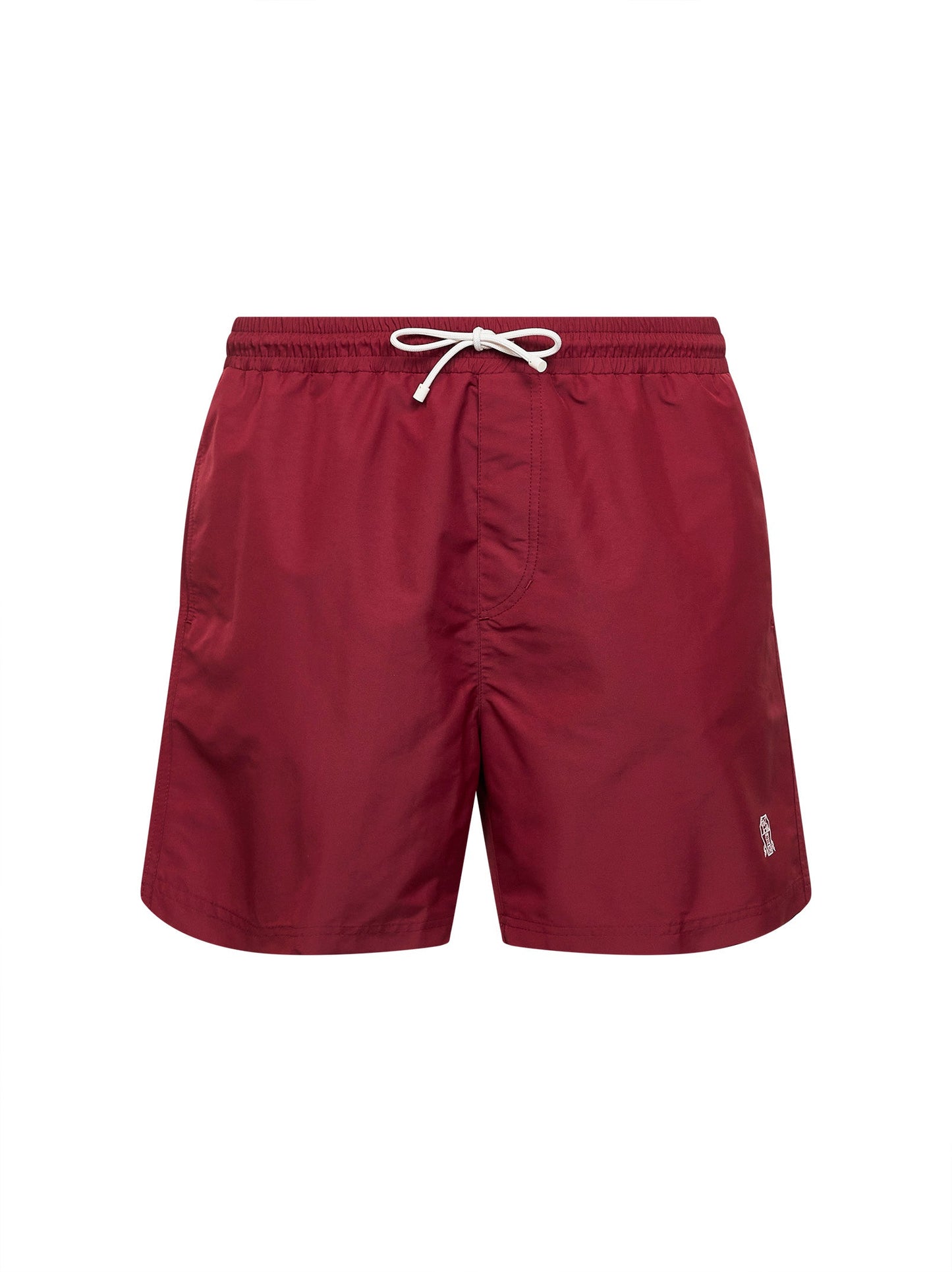 Brunello Cucinelli Men Cherry Nylon Swim Shorts BRUNELLO CUCINELLI