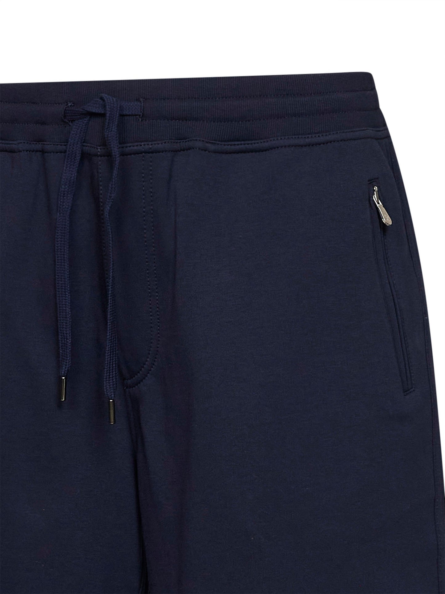 Brunello Cucinelli Men Cobalt Blue Techno Cotton Fleece Bermuda Shorts BRUNELLO CUCINELLI