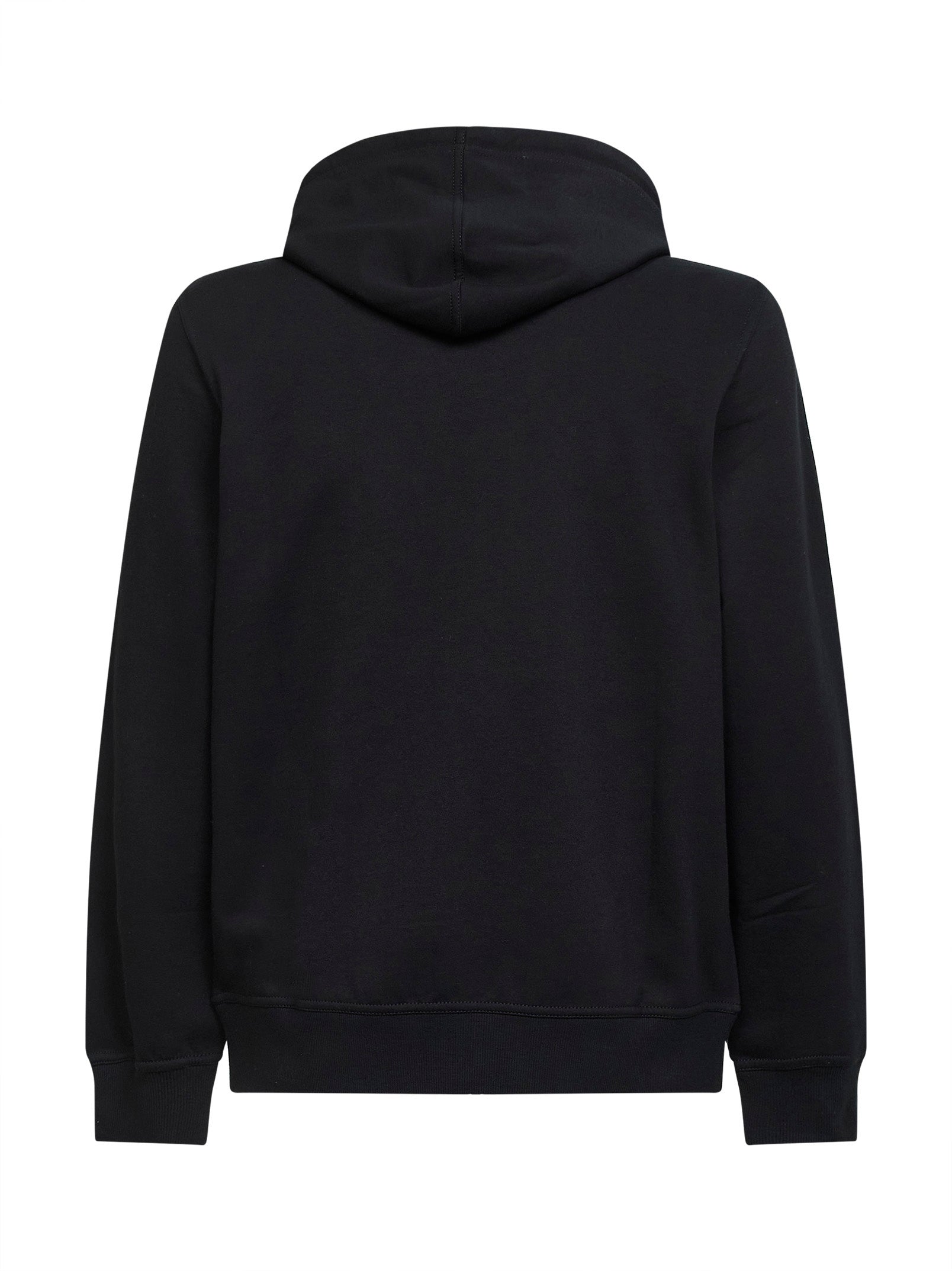 Brunello Cucinelli Men Black Techno Fleece Zip-Up Hoodie BRUNELLO CUCINELLI