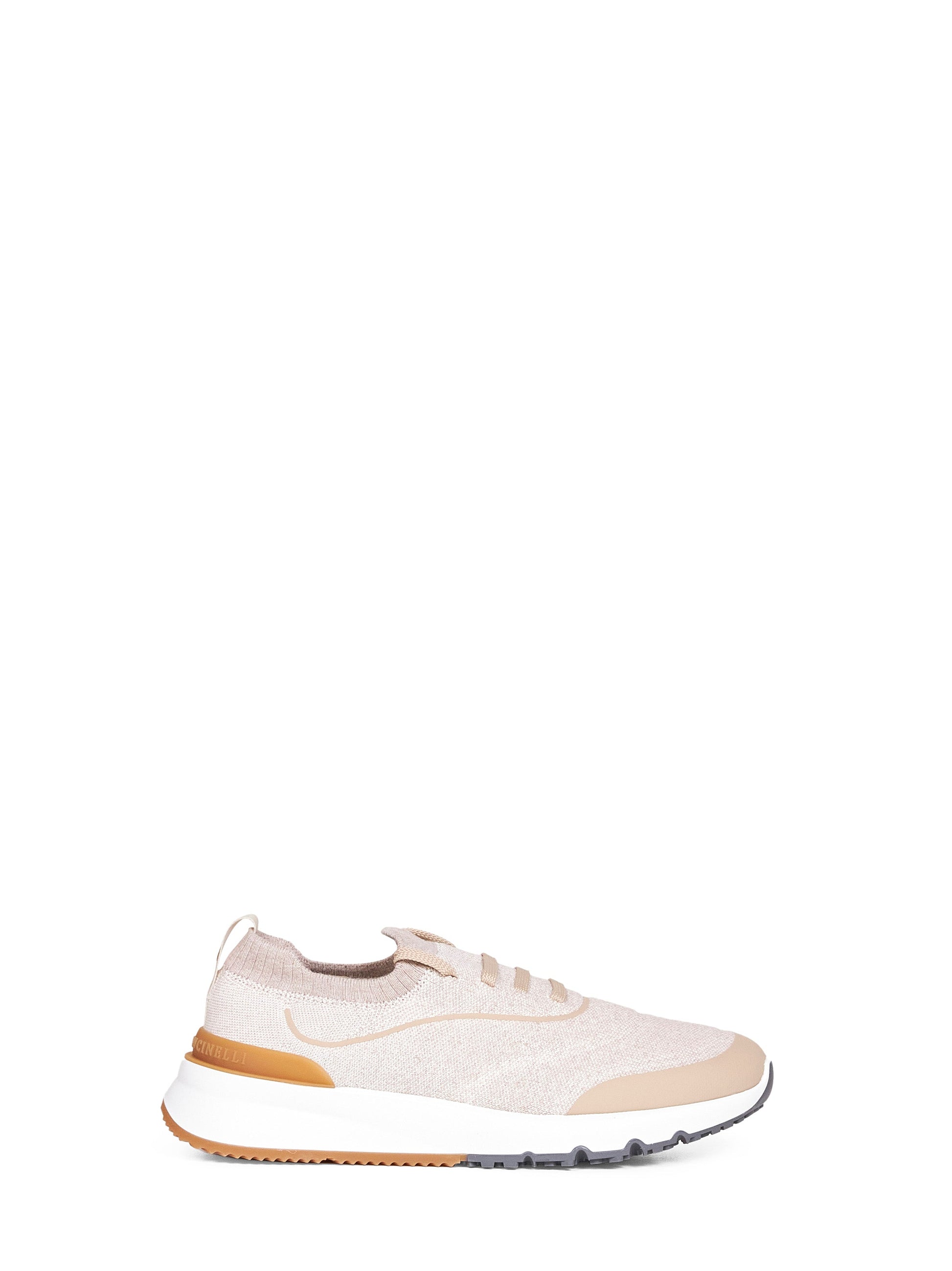 Brunello Cucinelli Men Multicolor Techno Cotton Knit Runners BRUNELLO CUCINELLI