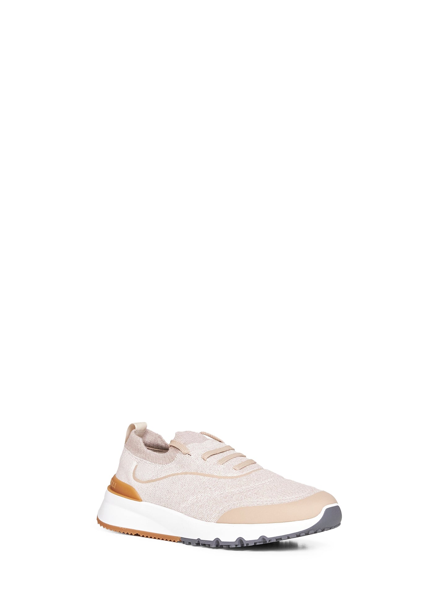 Brunello Cucinelli Men Multicolor Techno Cotton Knit Runners BRUNELLO CUCINELLI