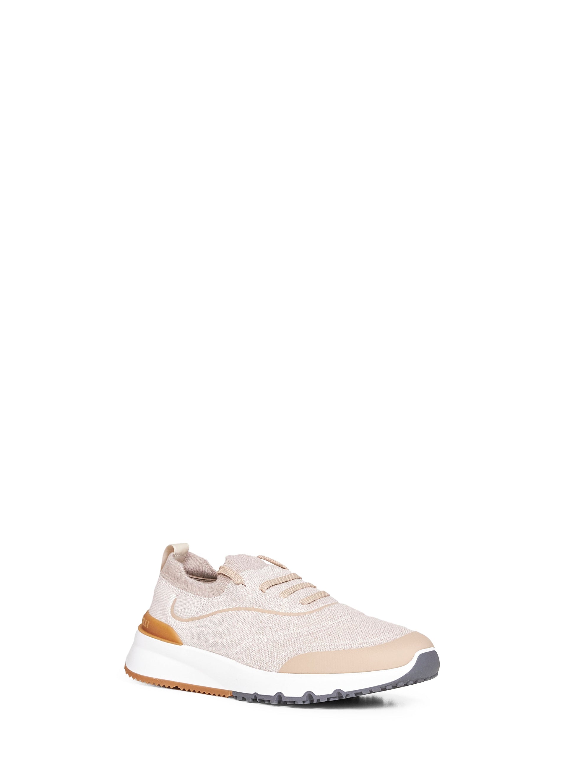 Brunello Cucinelli Men Multicolor Techno Cotton Knit Runners BRUNELLO CUCINELLI