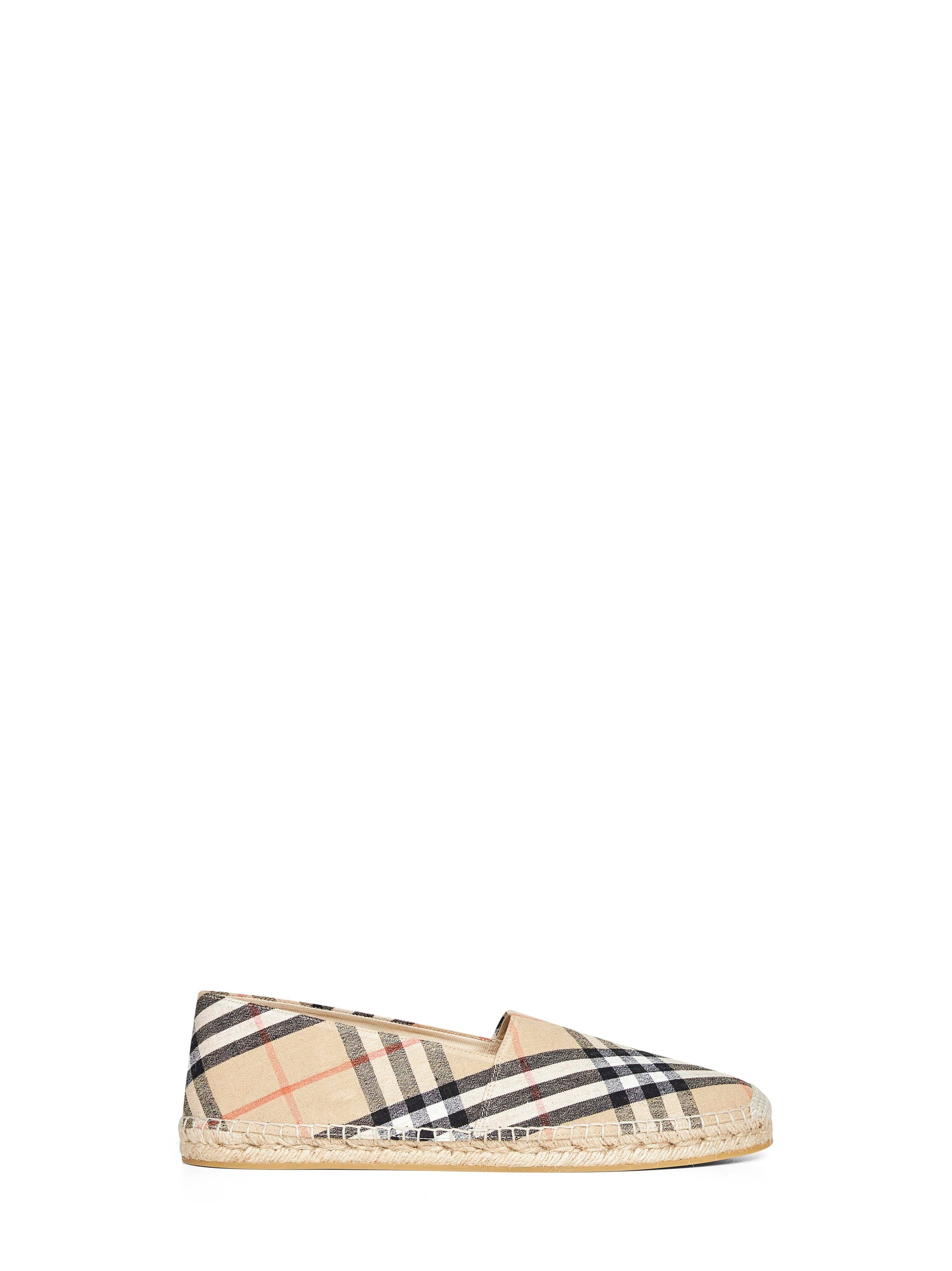 Burberry Men Sand Mews Check Espadrilles BURBERRY