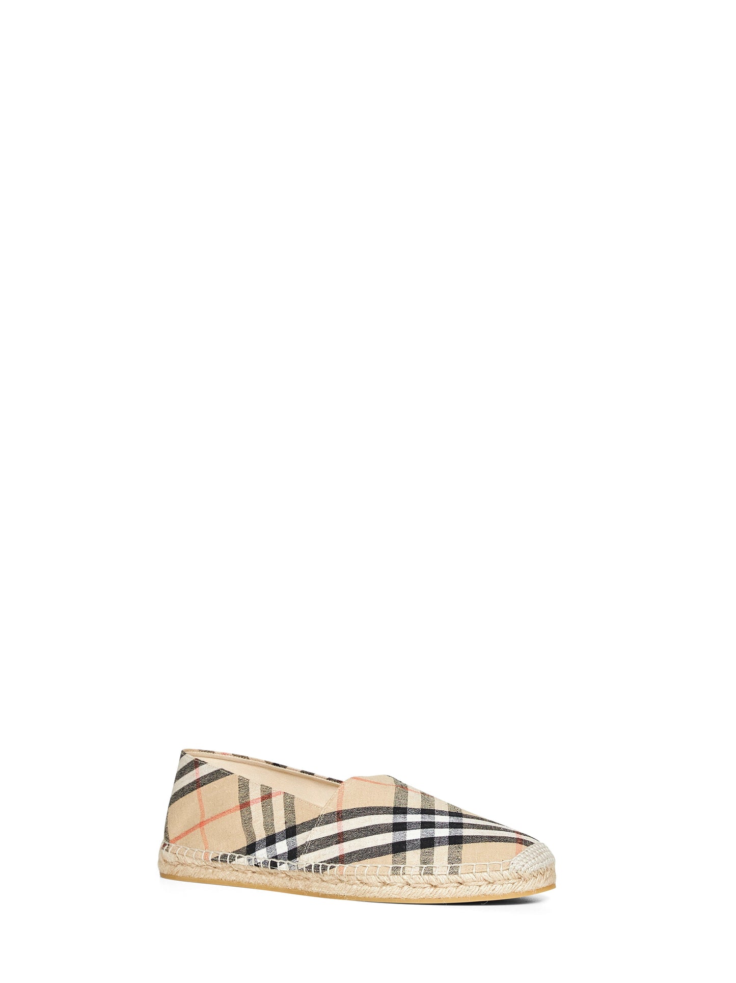 Burberry Men Sand Mews Check Espadrilles BURBERRY