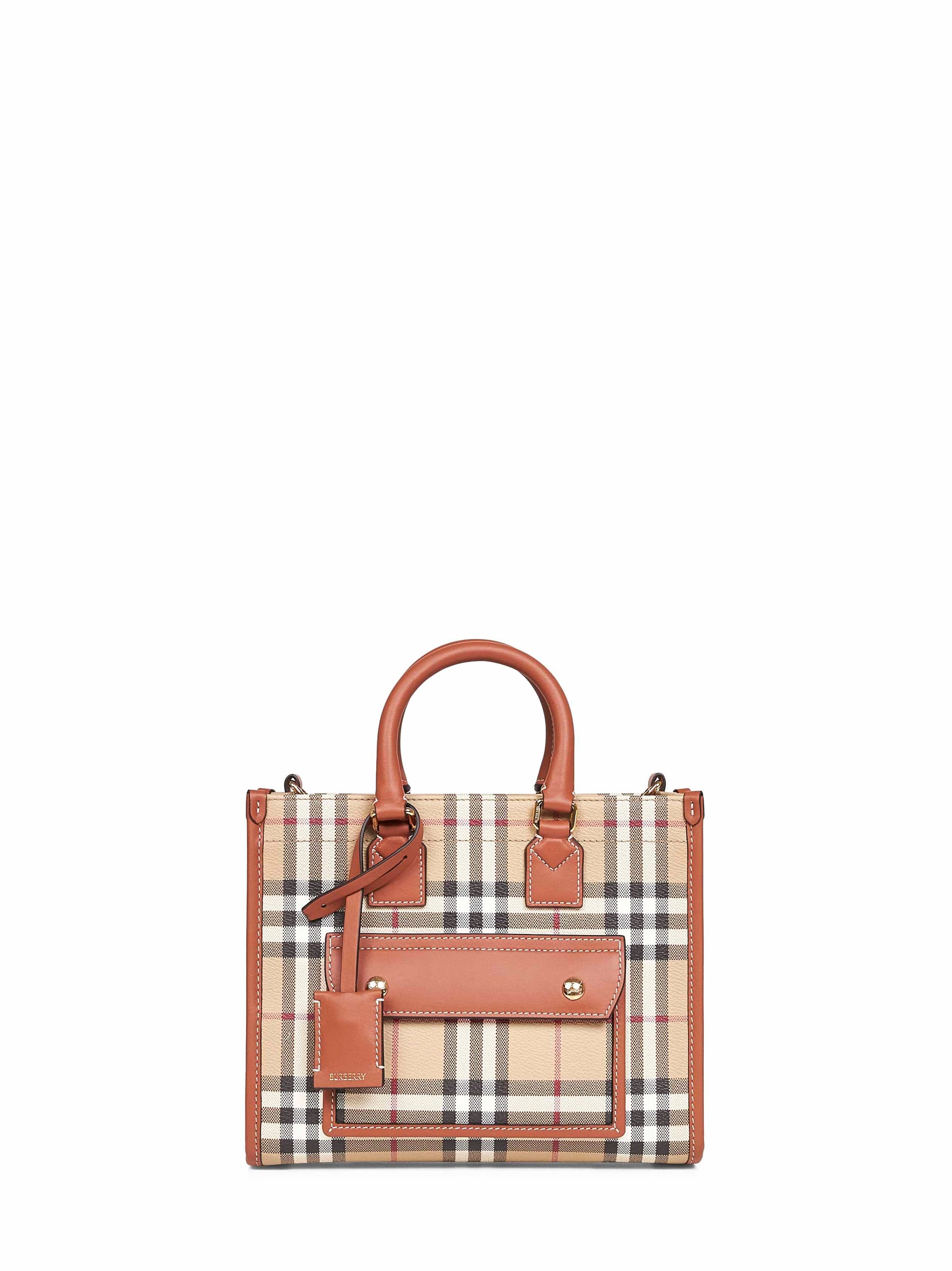 Burberry Women Archive Beige Freya Mini Tote Bag BURBERRY