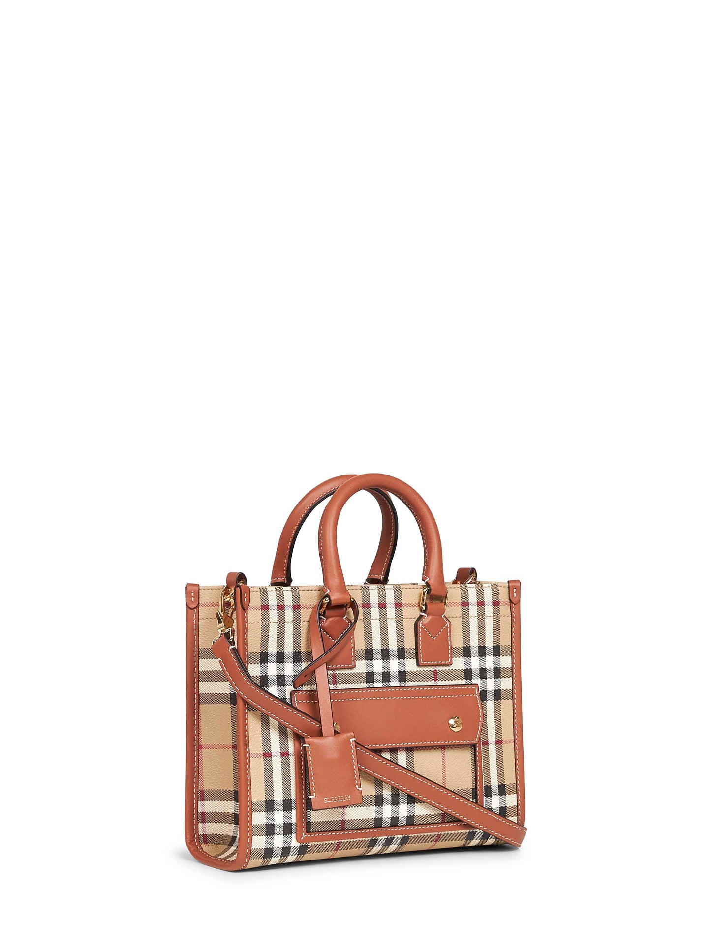 Burberry Women Archive Beige Freya Mini Tote Bag BURBERRY