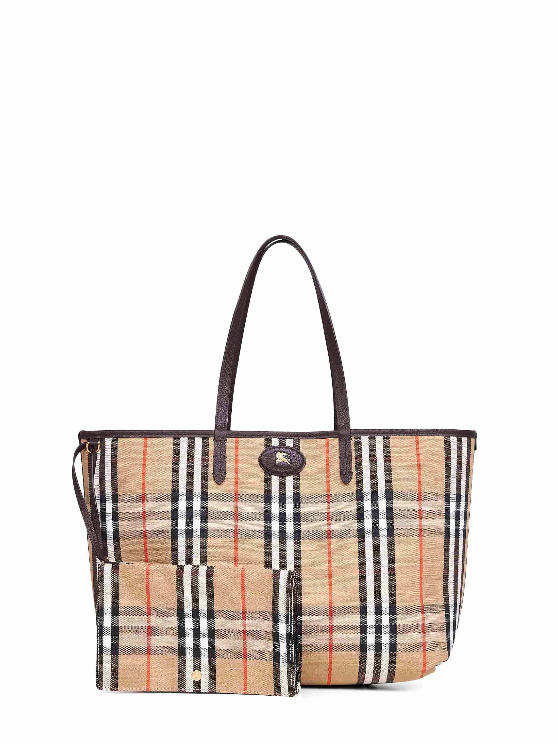 Burberry Women Bloomsbury Medium Reversible Tote Bag BURBERRY