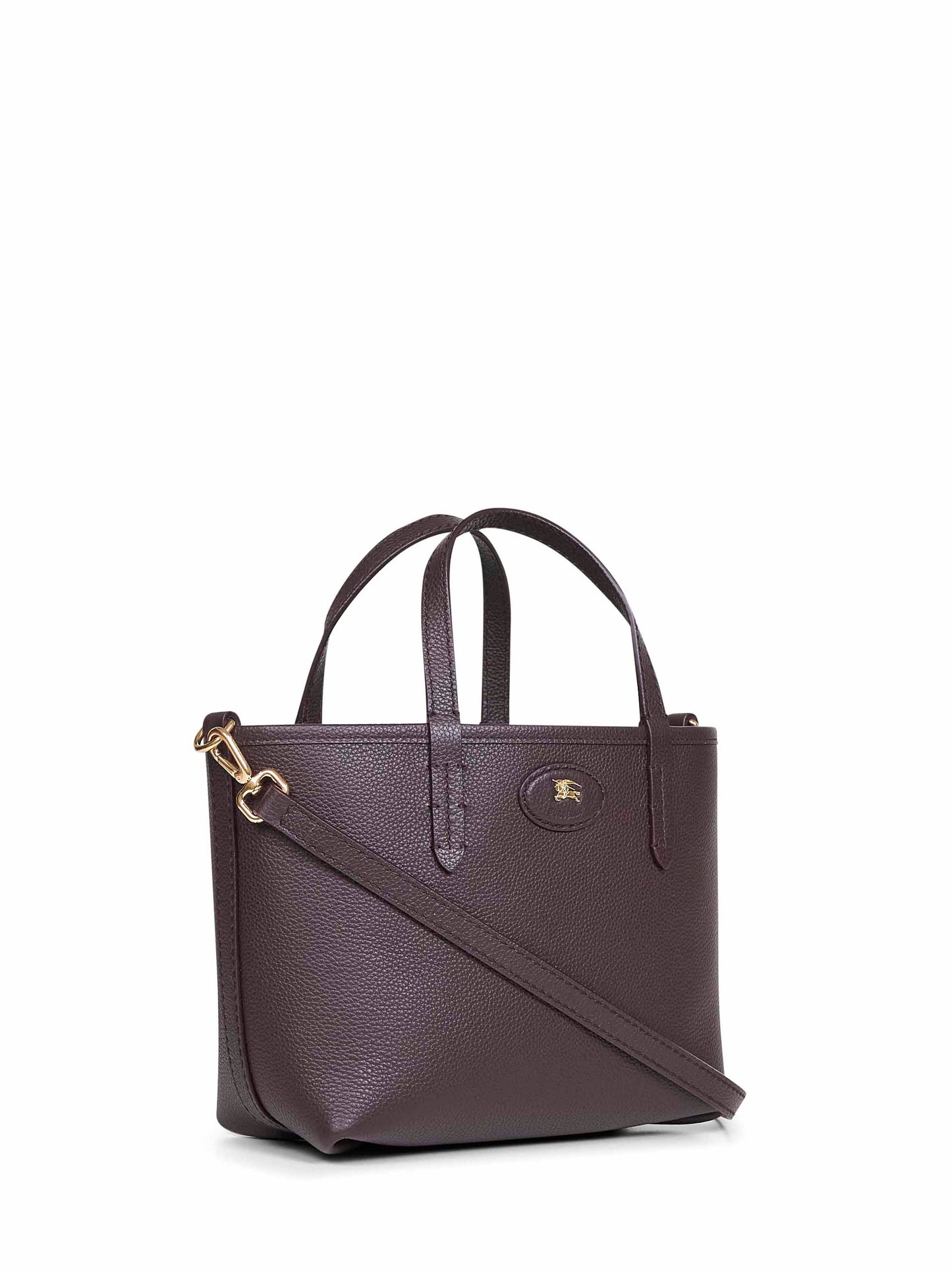 Burberry Women Brown And Beige Bloomsbury Mini Reversible Tote Bag BURBERRY