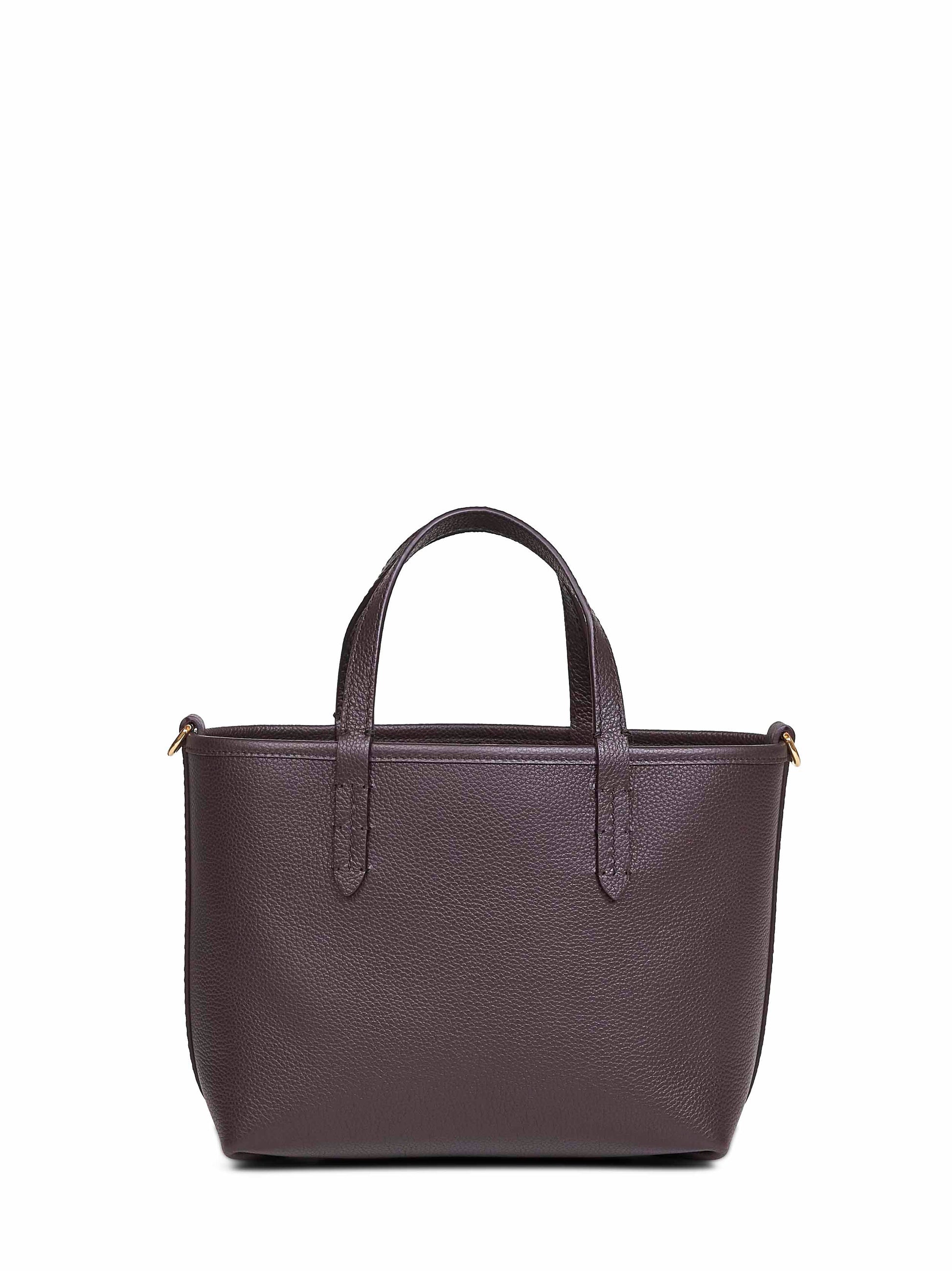 Burberry Women Brown And Beige Bloomsbury Mini Reversible Tote Bag BURBERRY