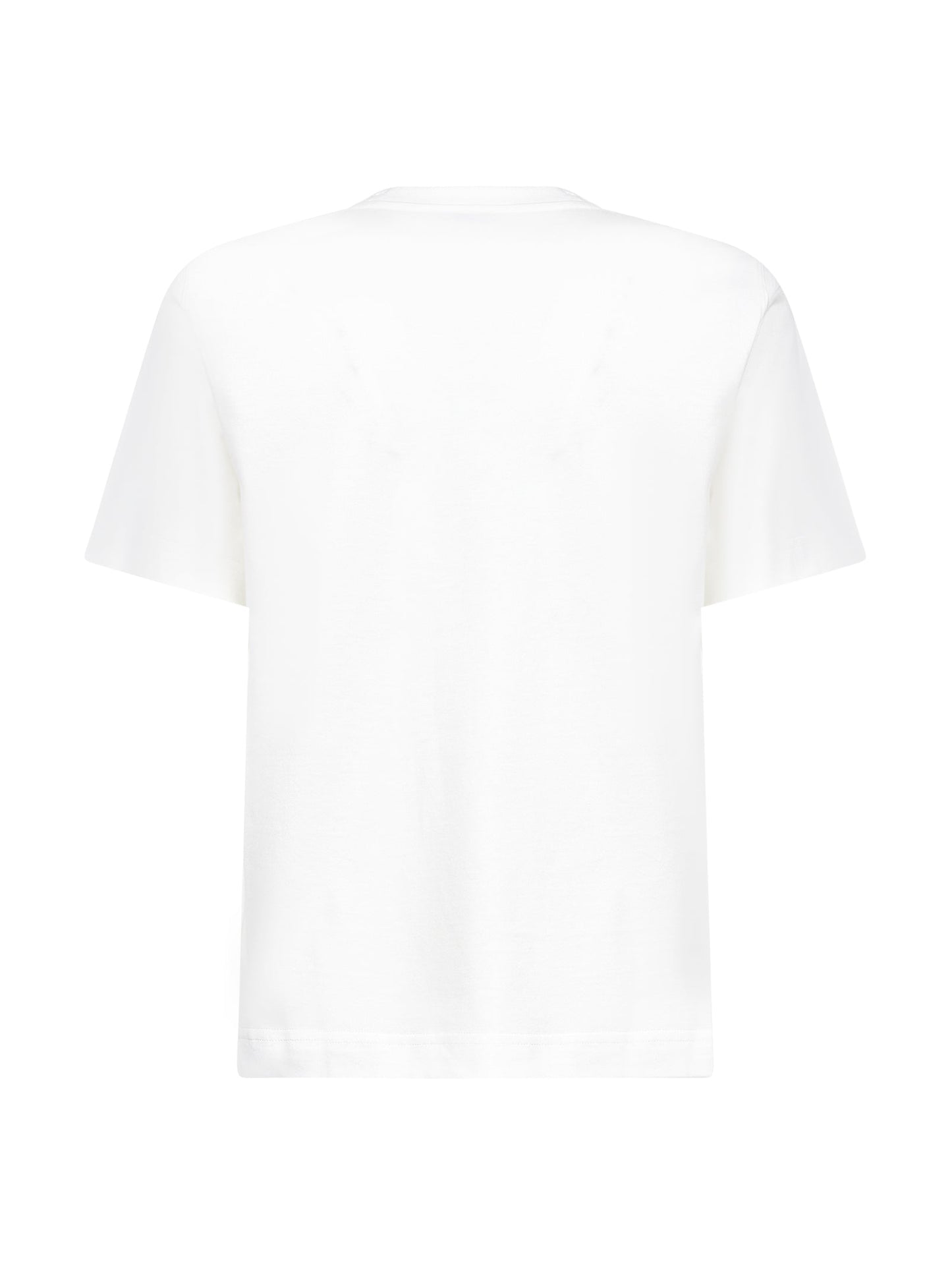 Burberry Women Chalk Cotton Ekd Sketch T-Shirt BURBERRY