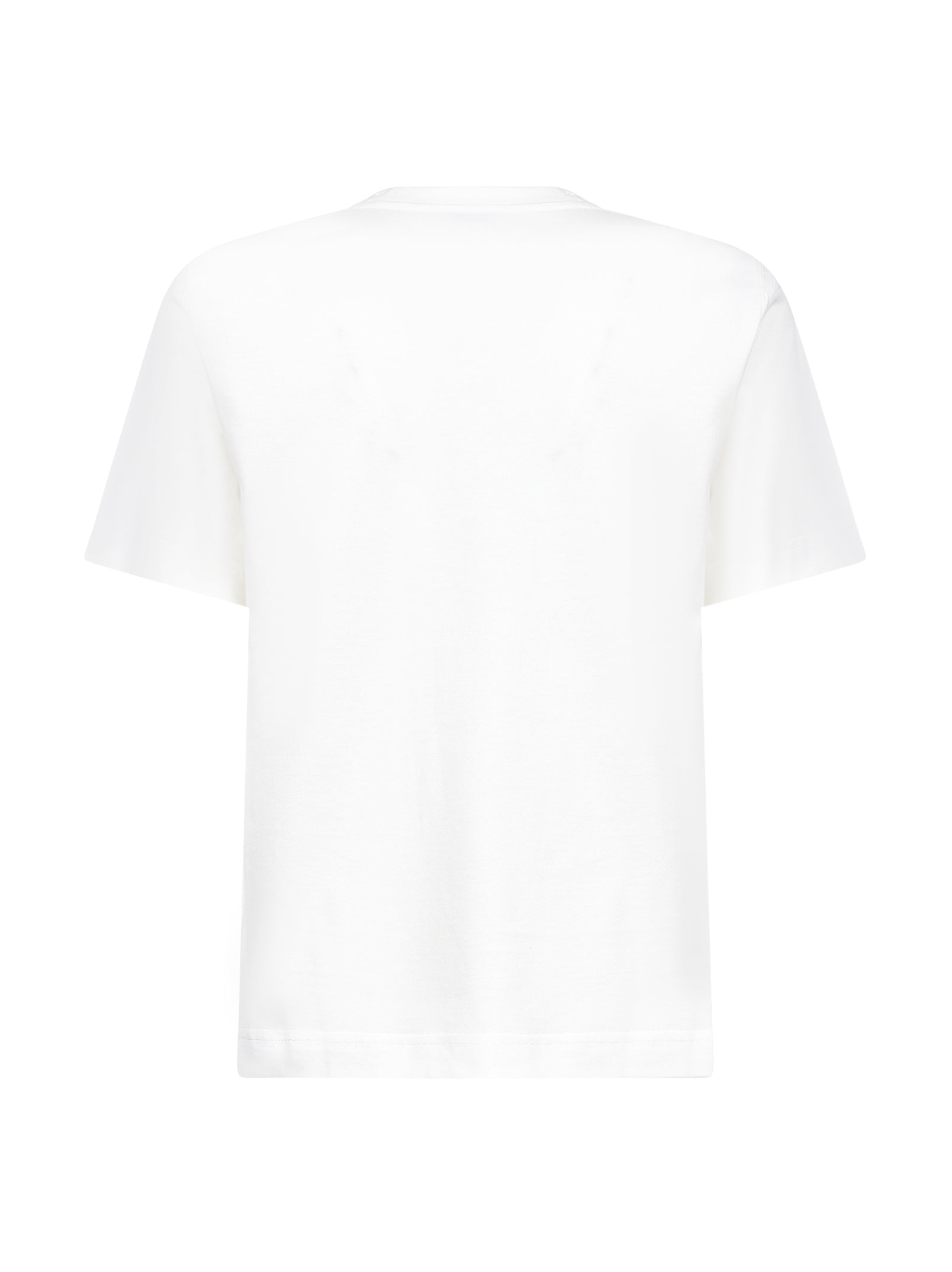 Burberry Women Chalk Cotton Ekd Sketch T-Shirt BURBERRY