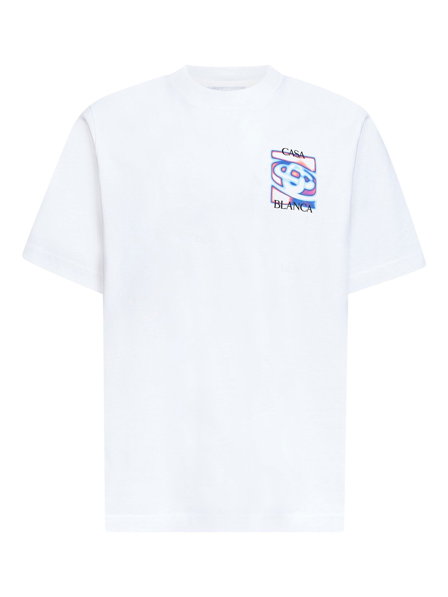 Casablanca Men White Heat Map Logo T-Shirt CASABLANCA