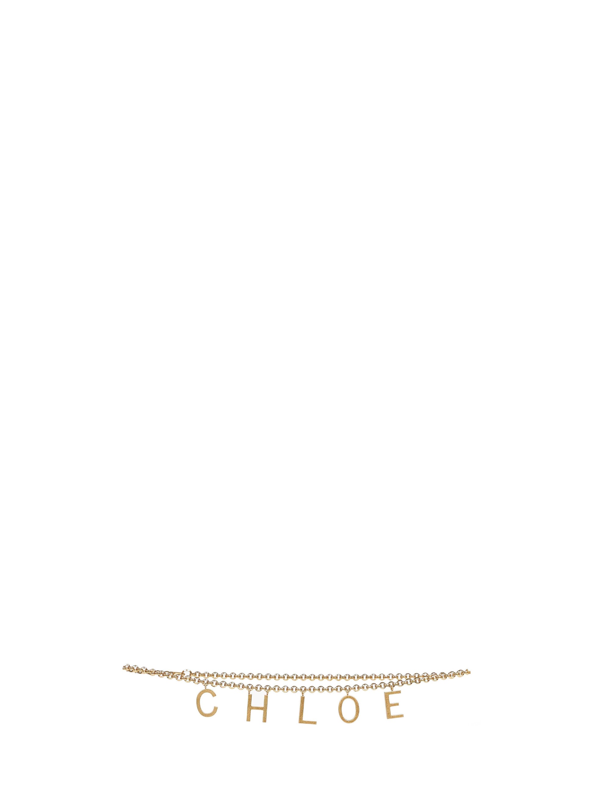 Chloé Women Gold Chloé Letters Jewelry Belt CHLOE
