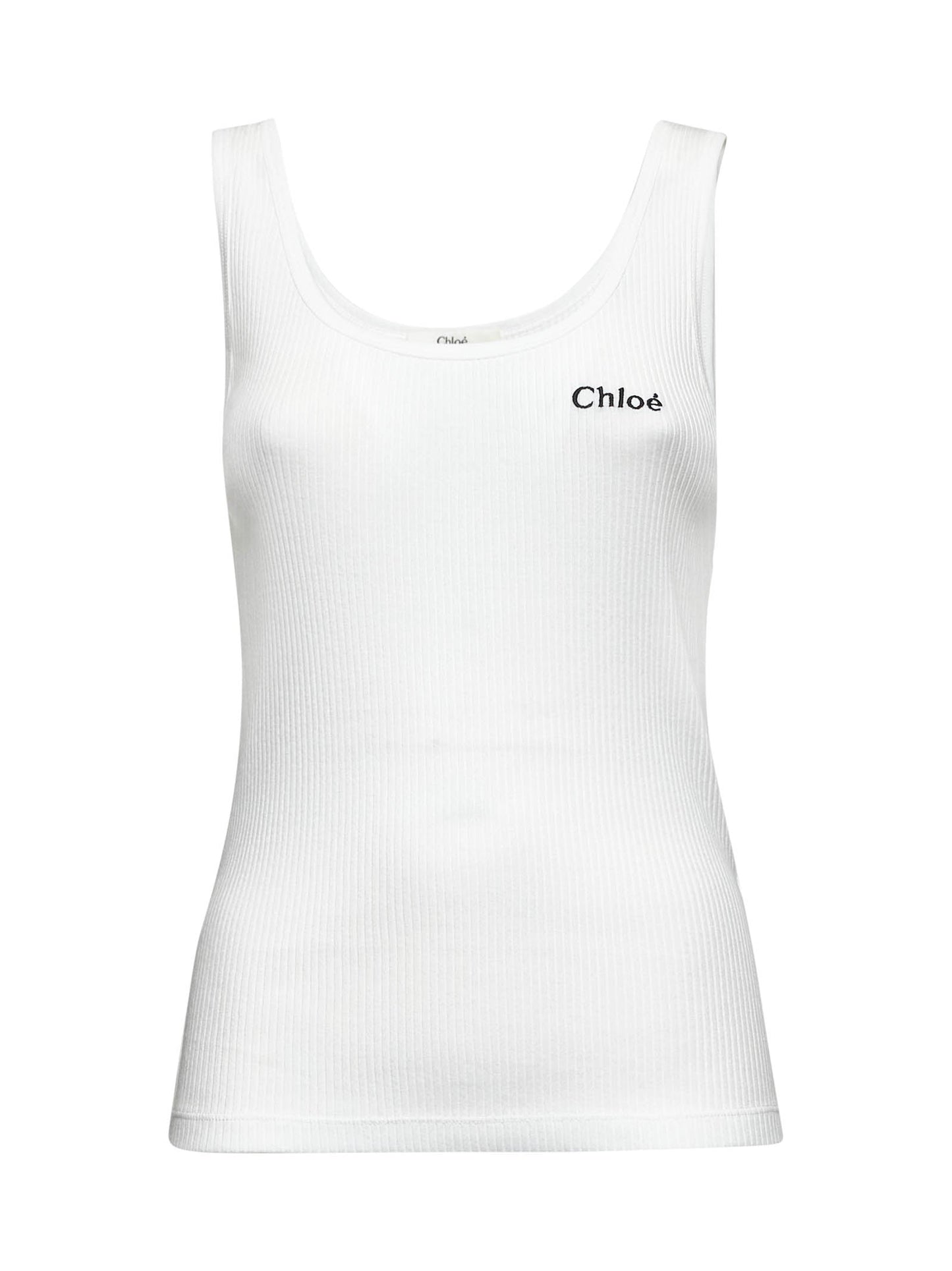 Chloé Women Cotton Tank Top CHLOE