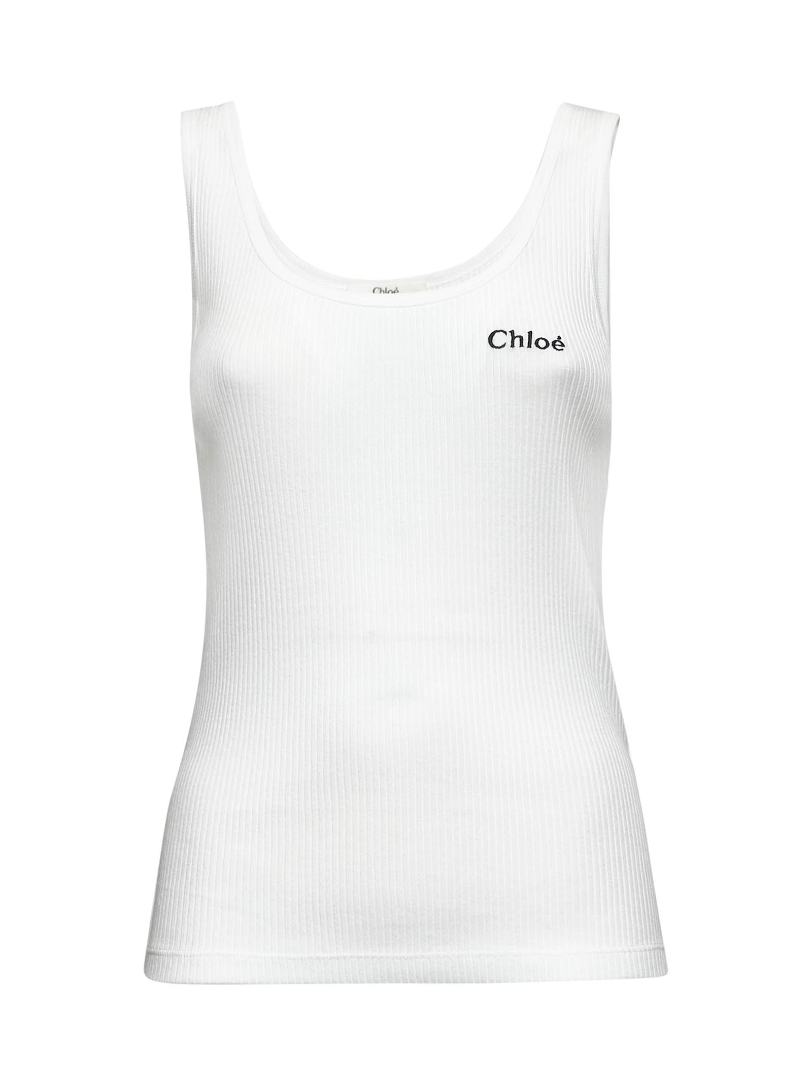 Chloé Women Cotton Tank Top CHLOE