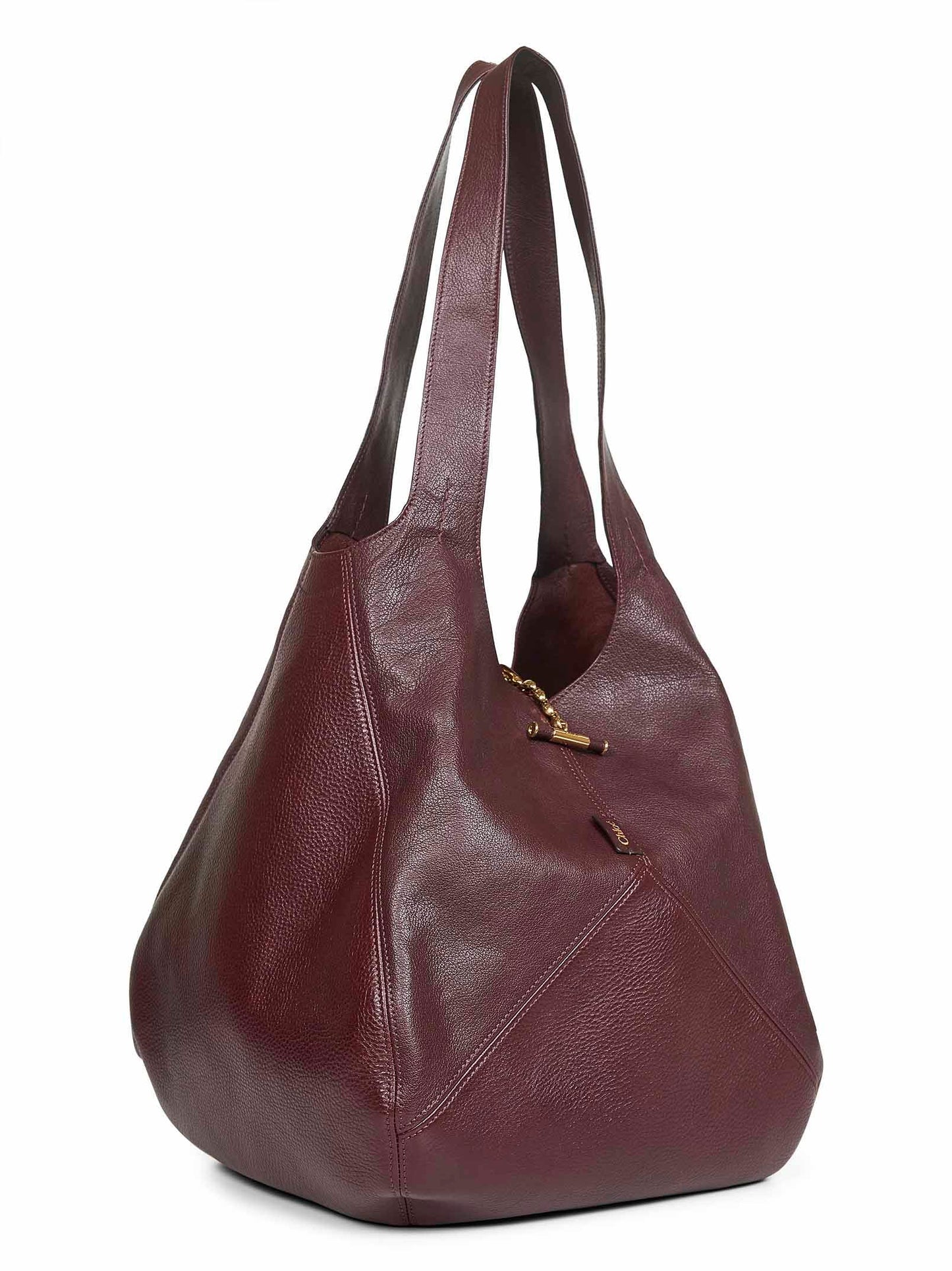 Chloé Women Burgundy Chloé Balloon Shoulder Bag CHLOE
