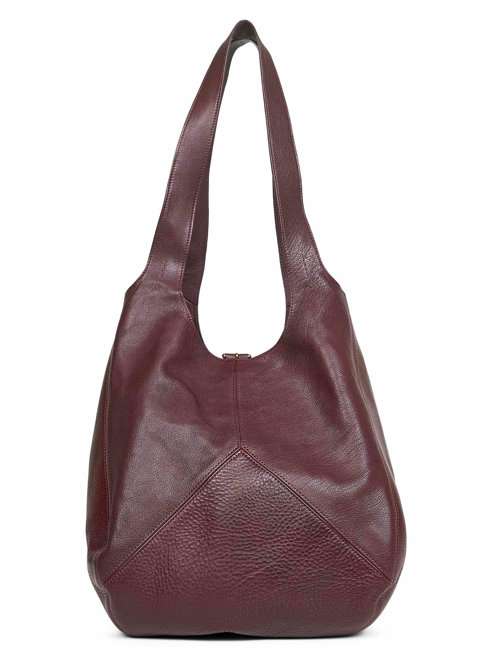 Chloé Women Burgundy Chloé Balloon Shoulder Bag CHLOE