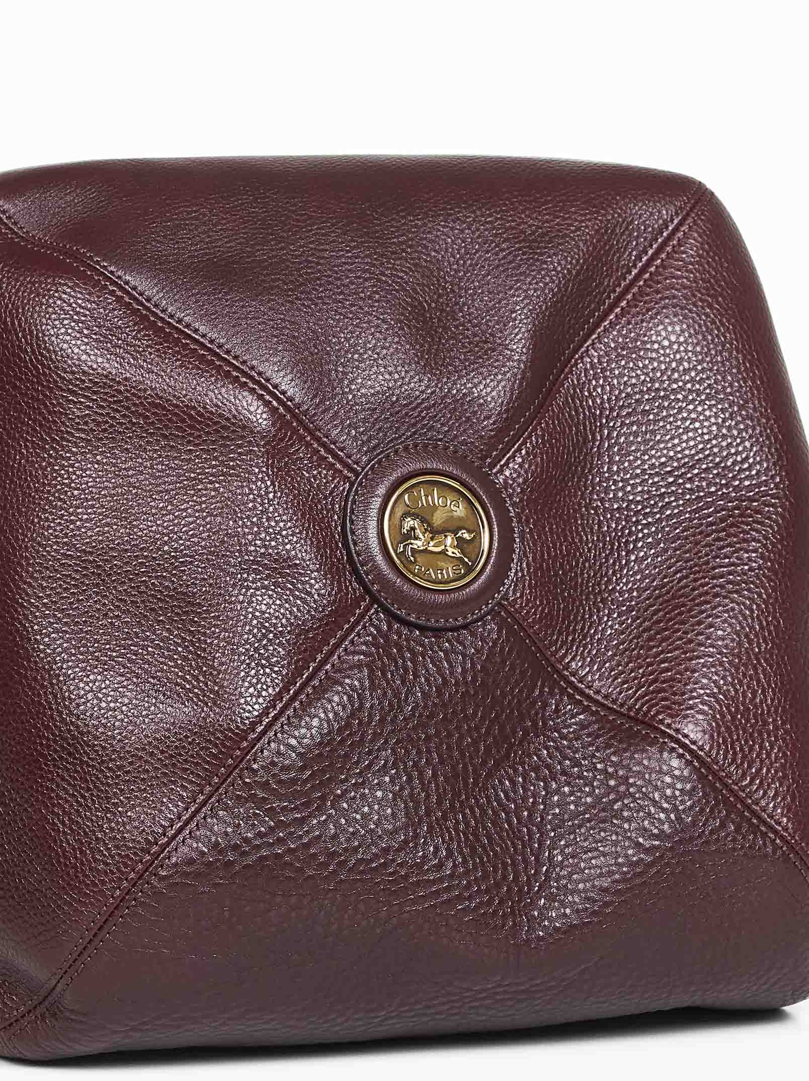 Chloé Women Burgundy Chloé Balloon Shoulder Bag CHLOE