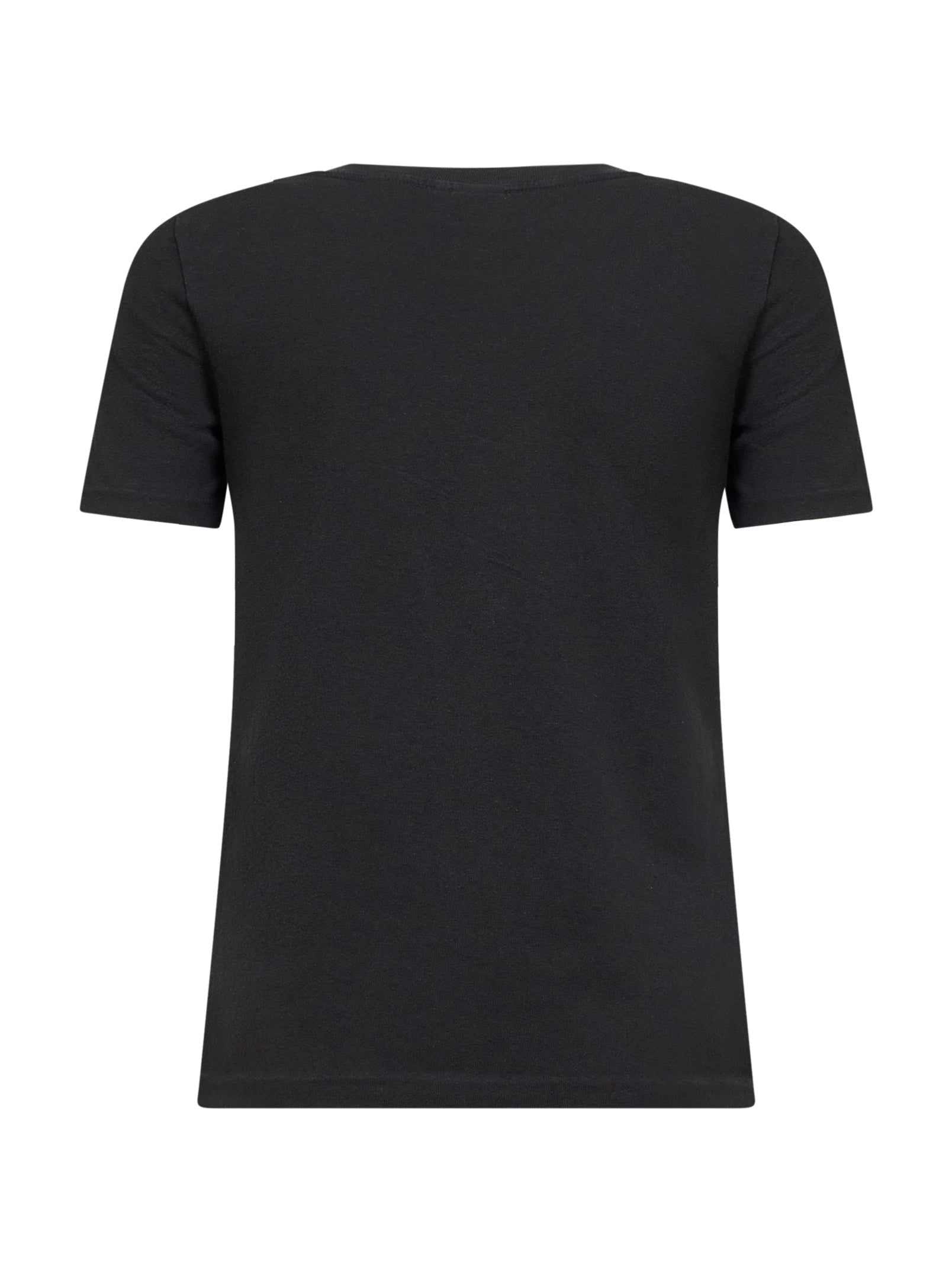 Chloé Women Black Organic Jersey Logo Baby-Fit T-Shirt CHLOE