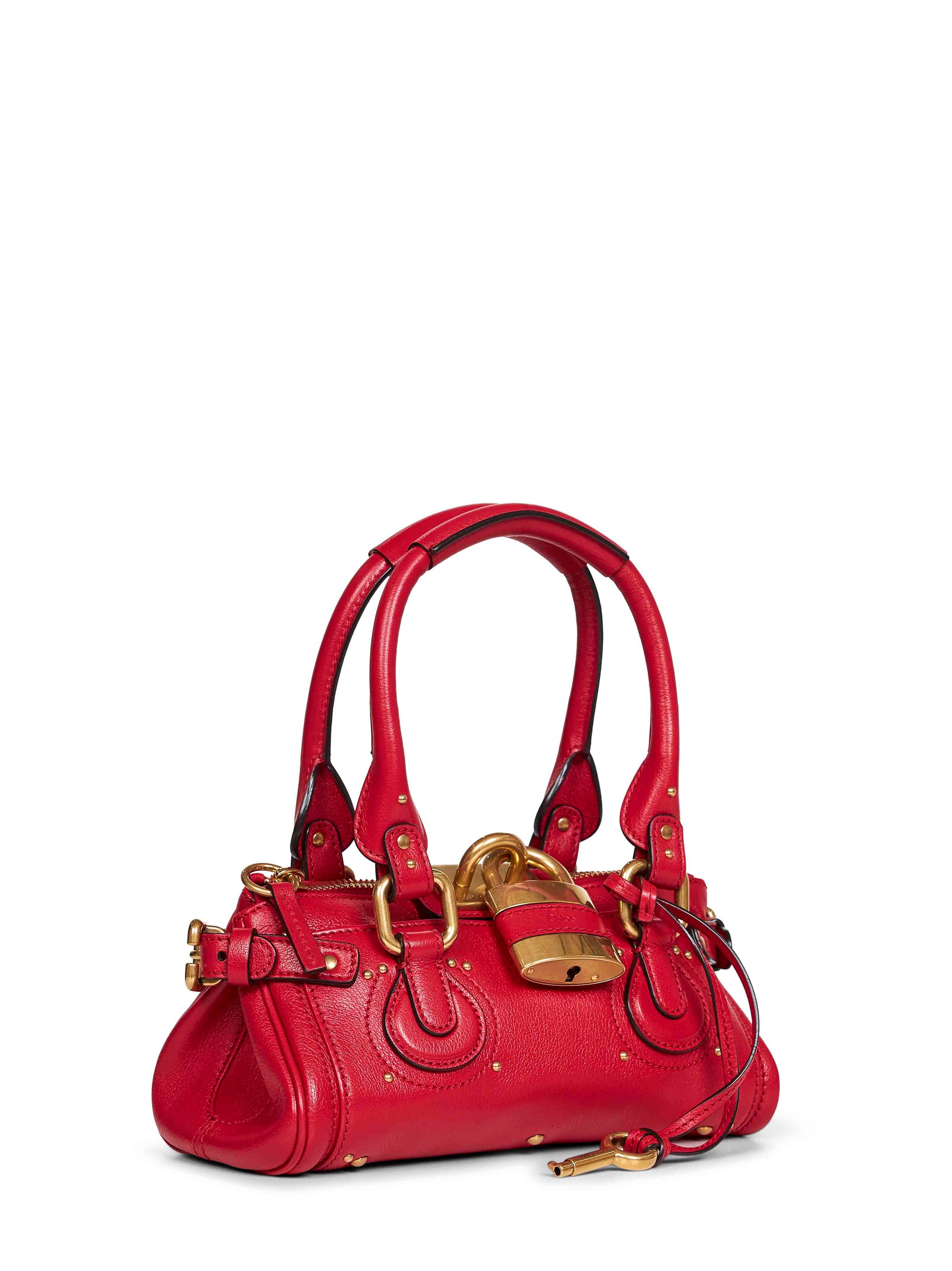 Chloé Women Tulip Red Paddington Small Handbag CHLOE