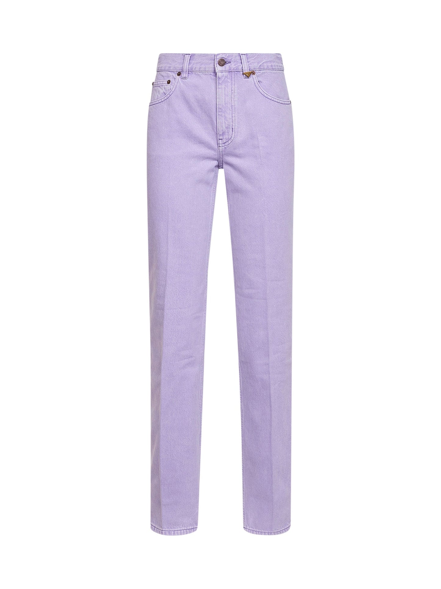 Chloé Women Lavender Fog Denim Straight Jeans CHLOE