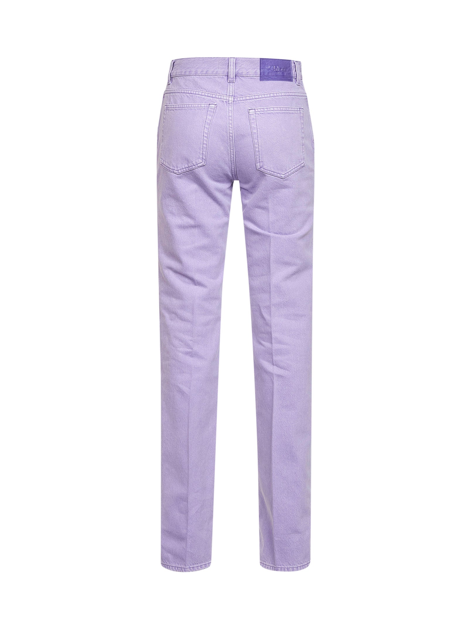 Chloé Women Lavender Fog Denim Straight Jeans CHLOE