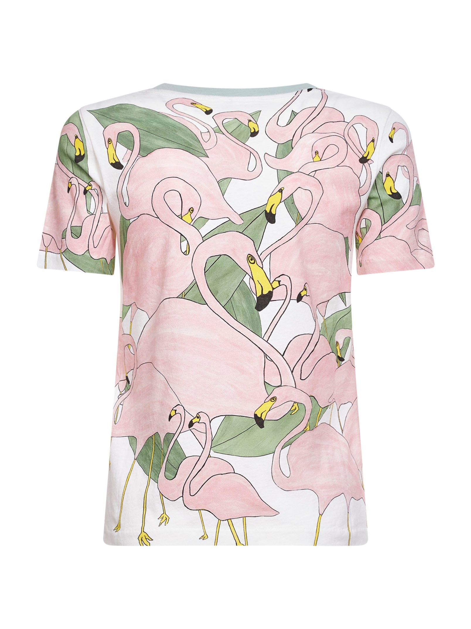 Chloé Women Iconic Milk Printed Cotton Jersey Logo Baby-Fit T-Shirt CHLOE