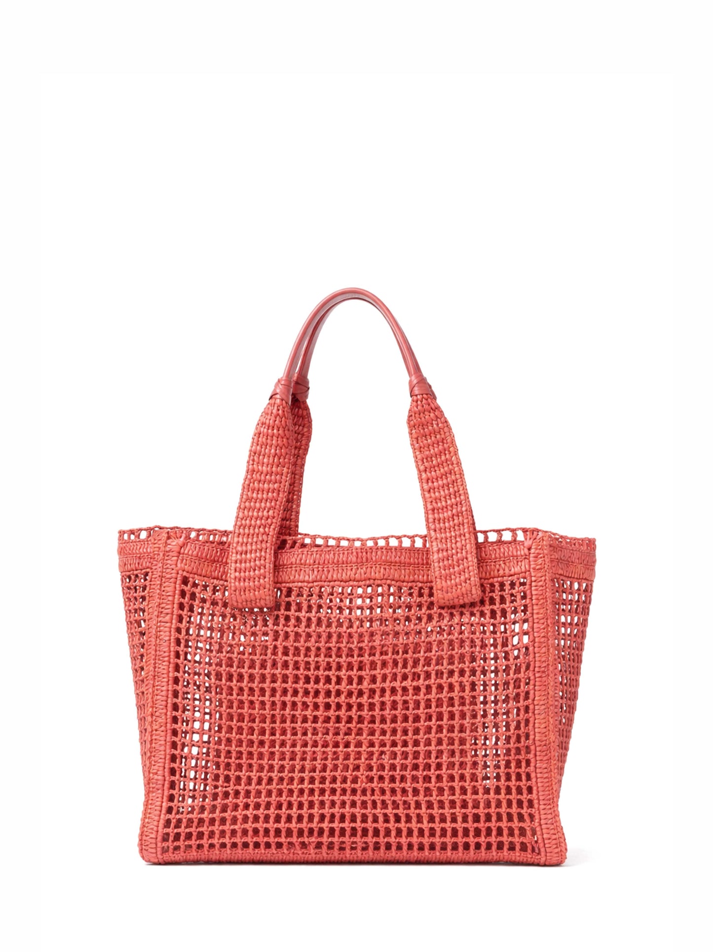 Chloé Women Camellia Coral Summer Banana East-West Tote Bag CHLOE