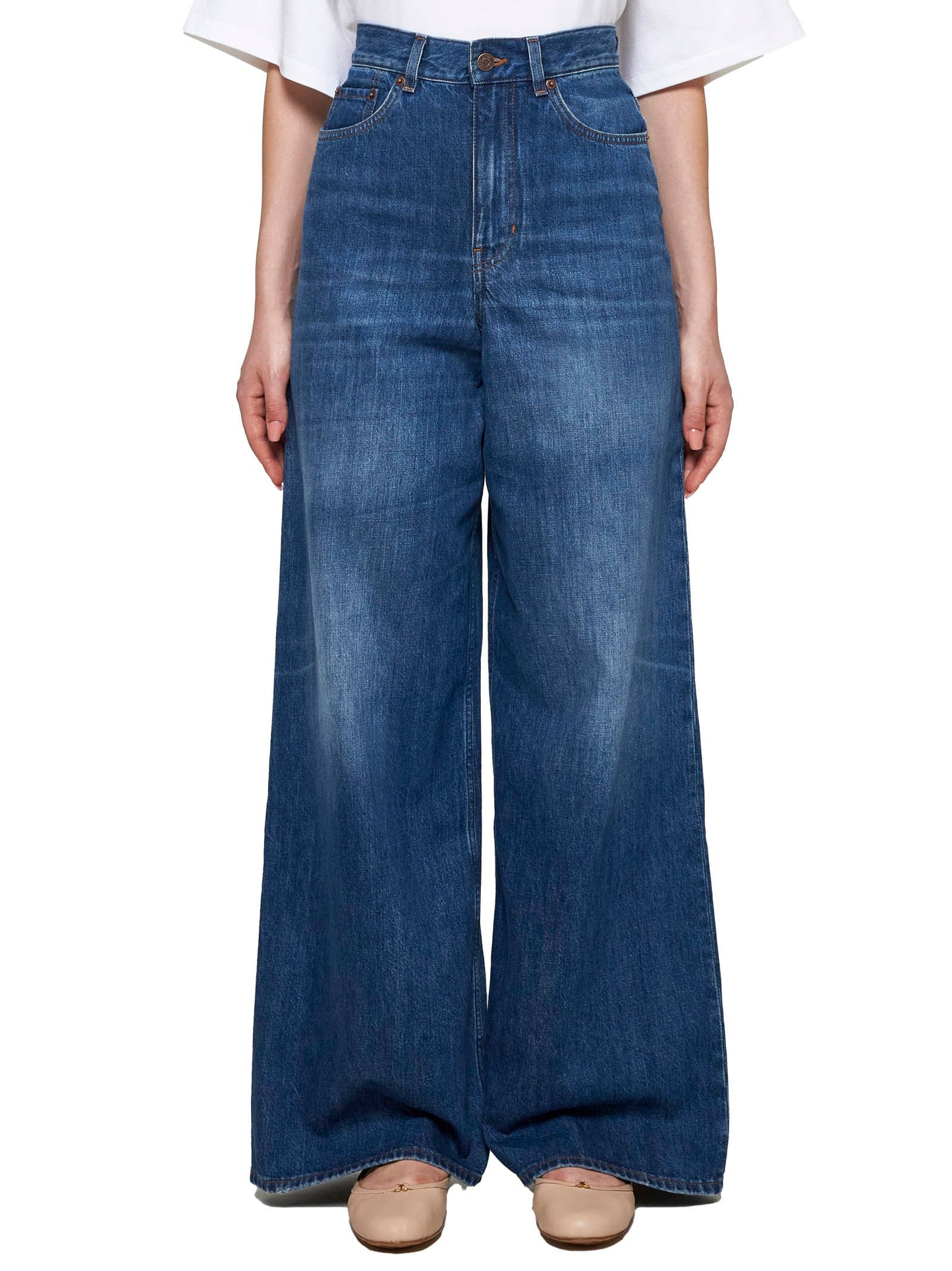 Chloé Women Wide-Leg Denim Jeans CHLOE
