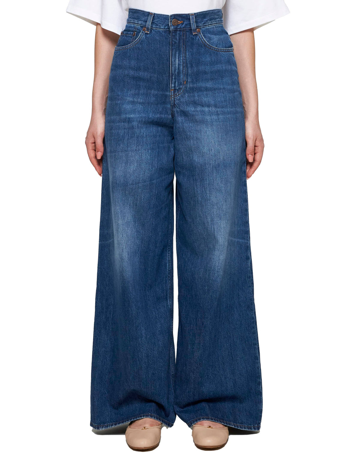 Chloé Women Wide-Leg Denim Jeans CHLOE