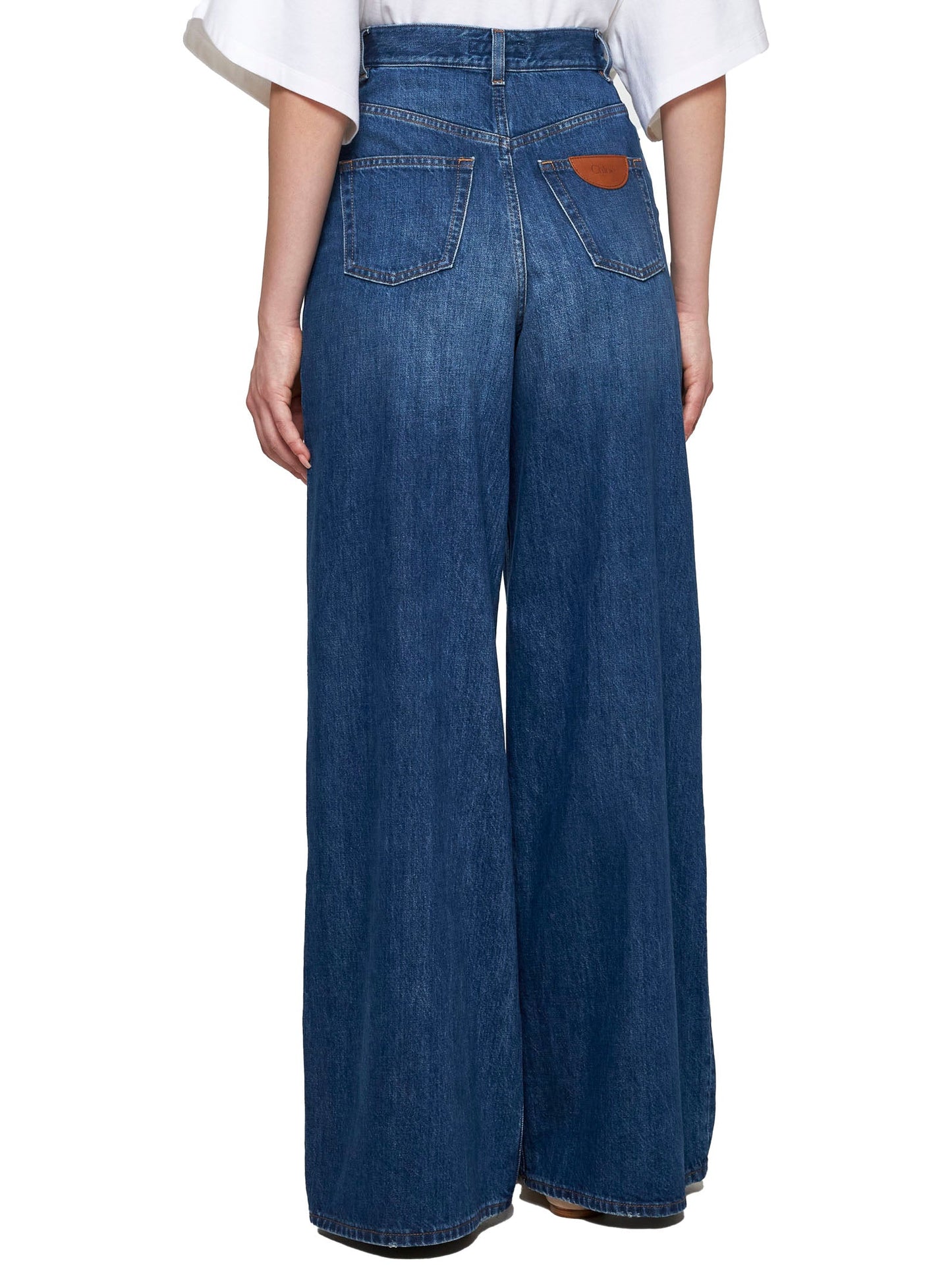 Chloé Women Wide-Leg Denim Jeans CHLOE