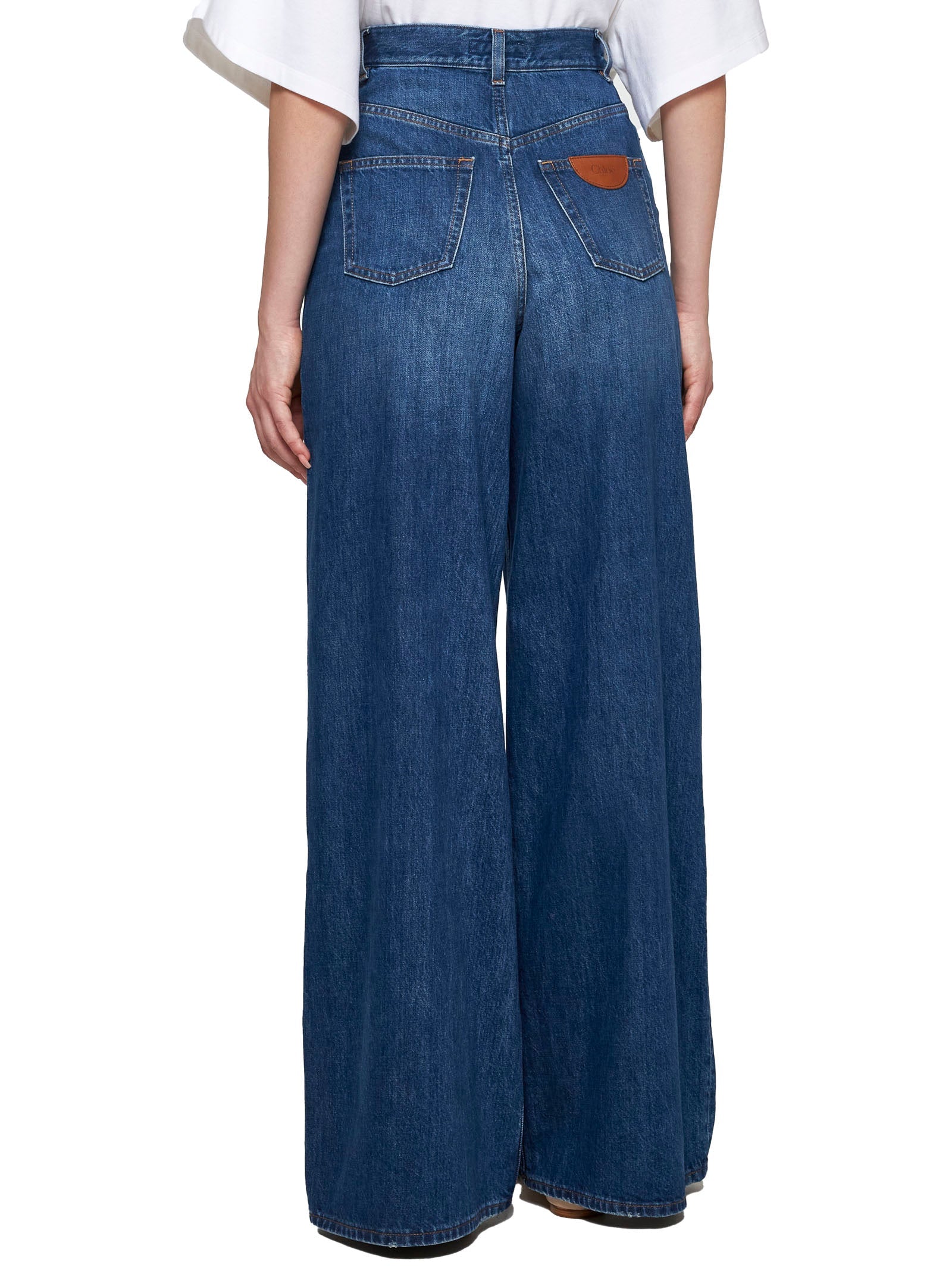 Chloé Women Wide-Leg Denim Jeans CHLOE