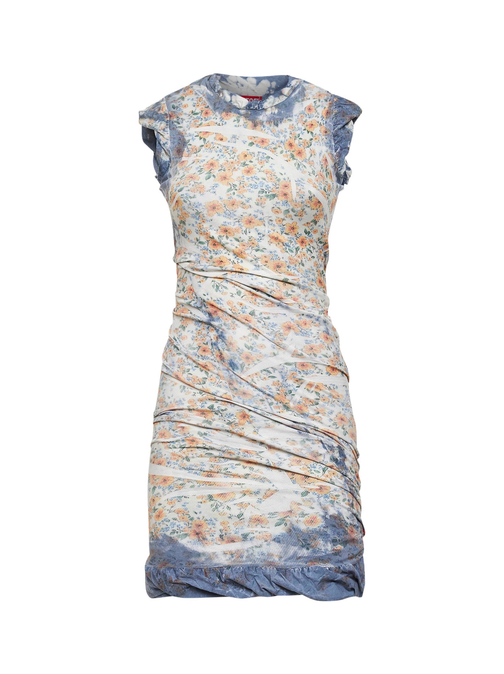 Diesel Women Multicolor D-Ayana Draped Mini Dress DIESEL